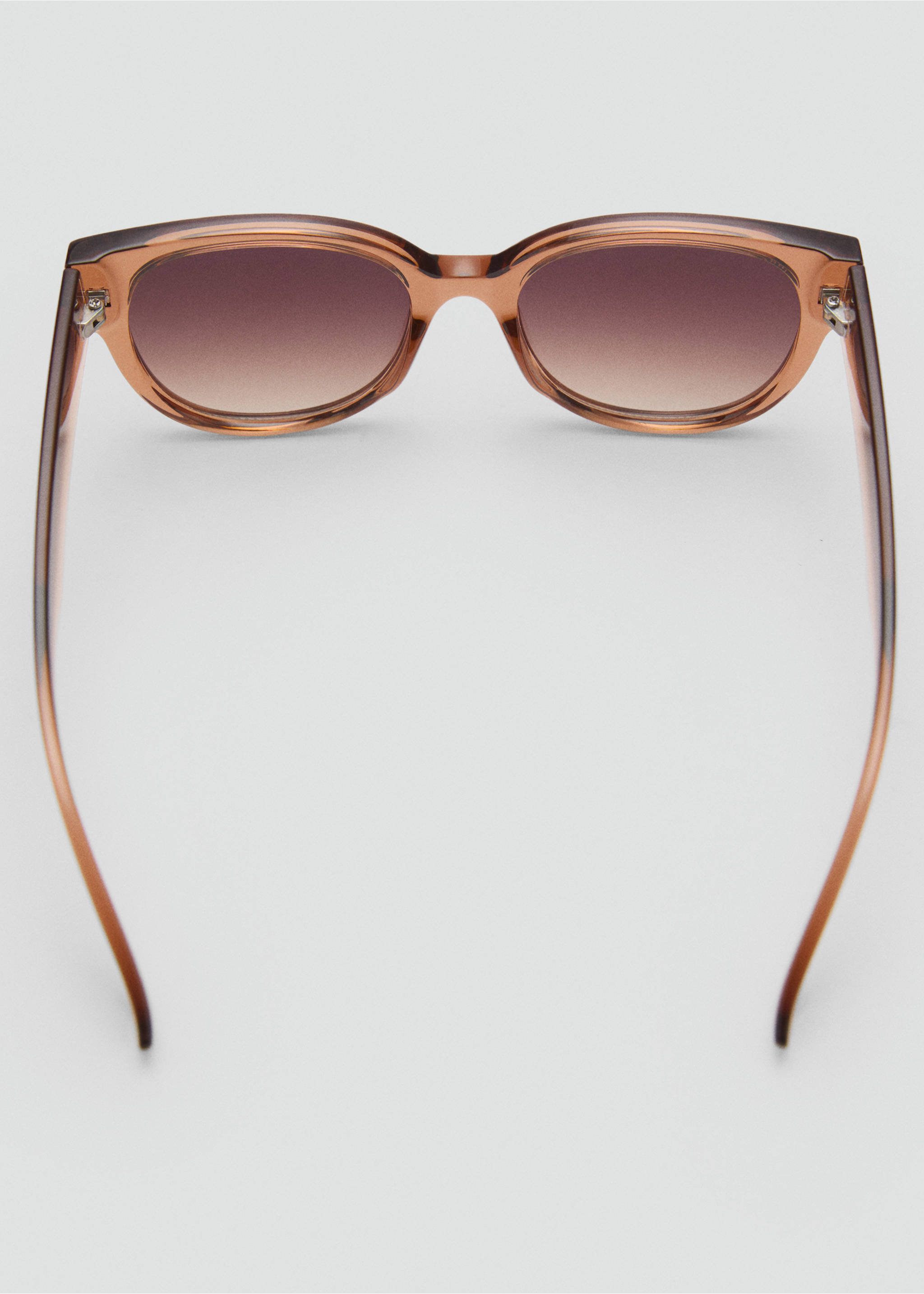Round-framed sunglasses - Details of the article 1, Peach. Ref: 17081124-00.