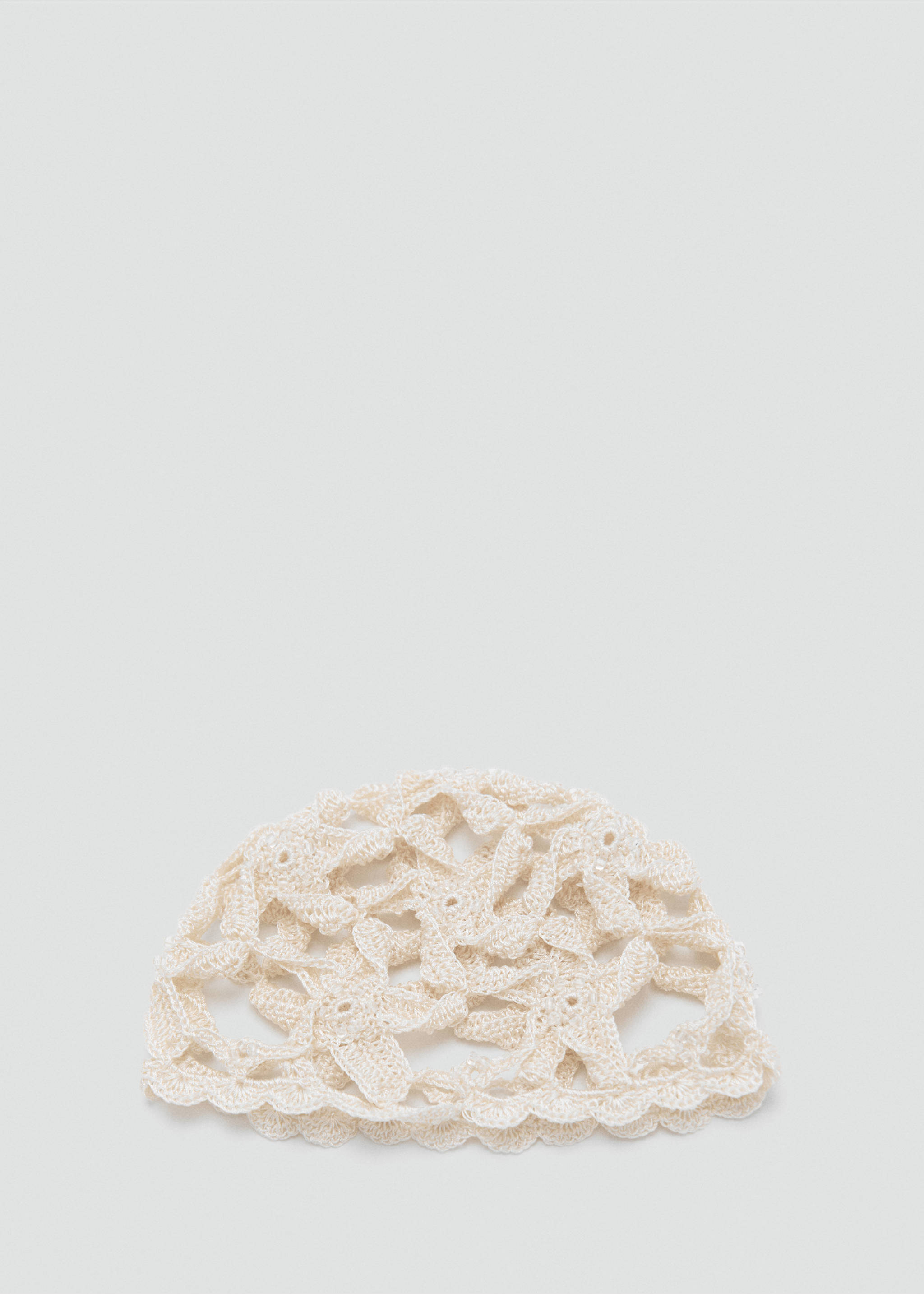 Bob en crochet étoiles - Article sans modèle, Écru. Ref: 17081126-00.