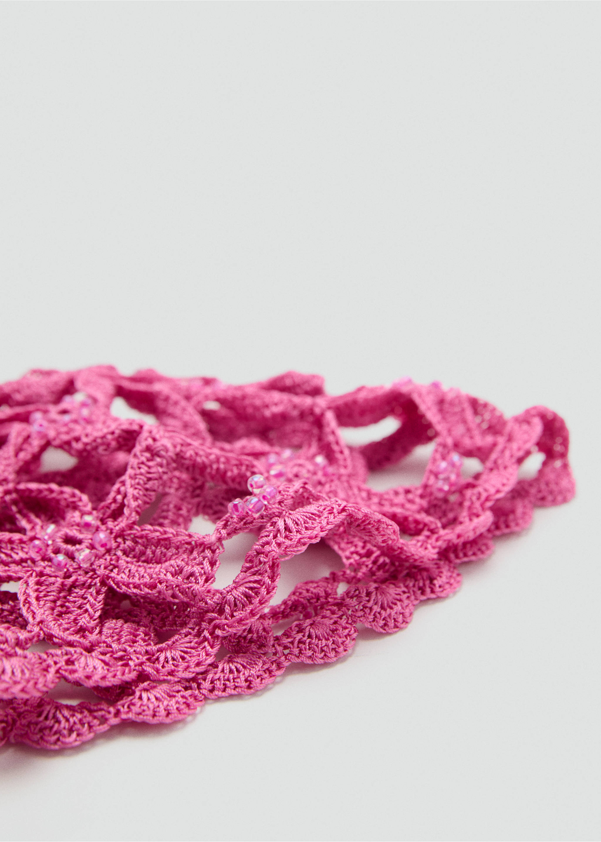 Bob en crochet étoiles - Plan moyen, Rose. Ref: 17081126-00.