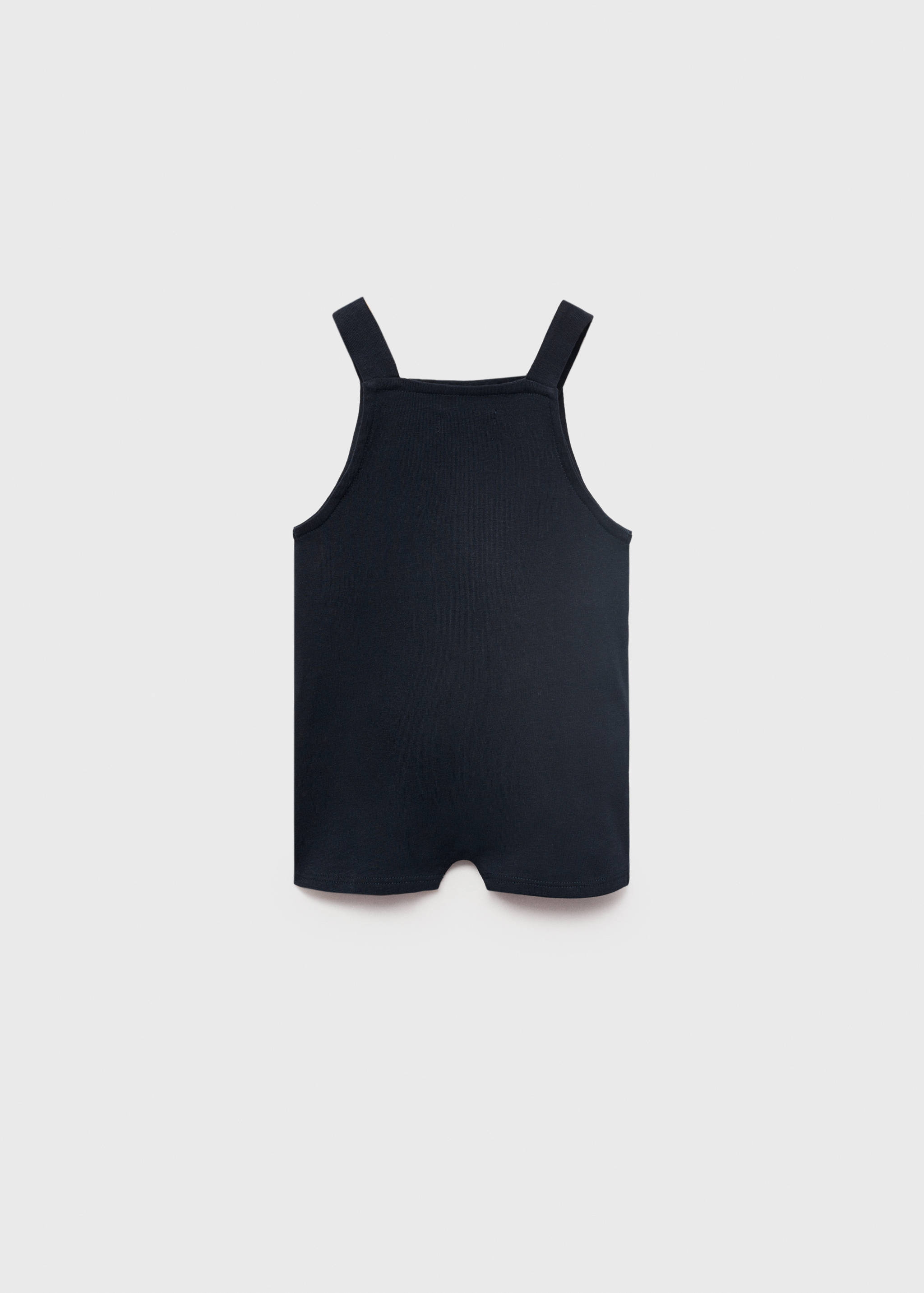 Krátké bavlněné kalhoty s laclem - Zadní strana zboží