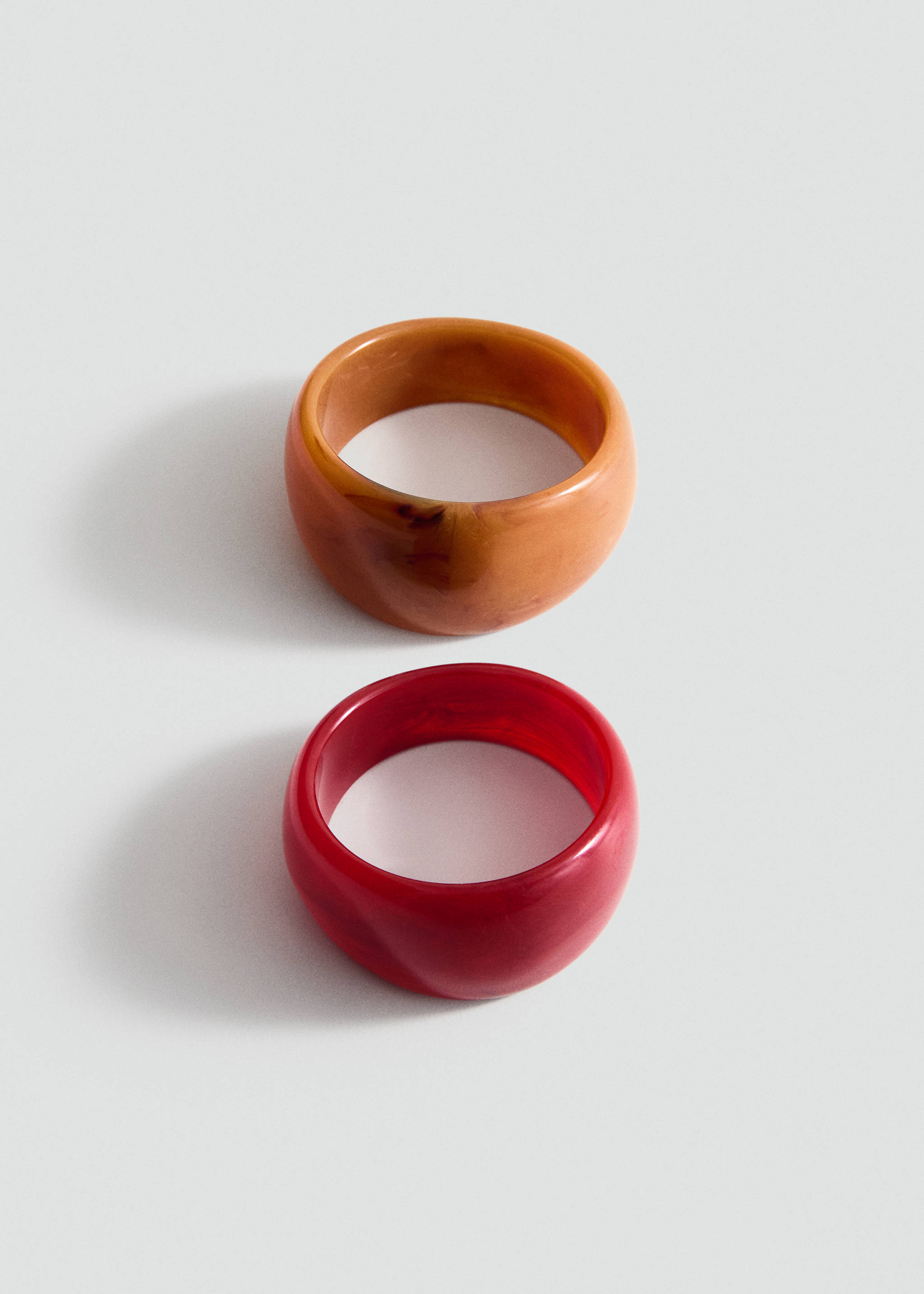 Set of combined volume maxi bracelets - Article without model