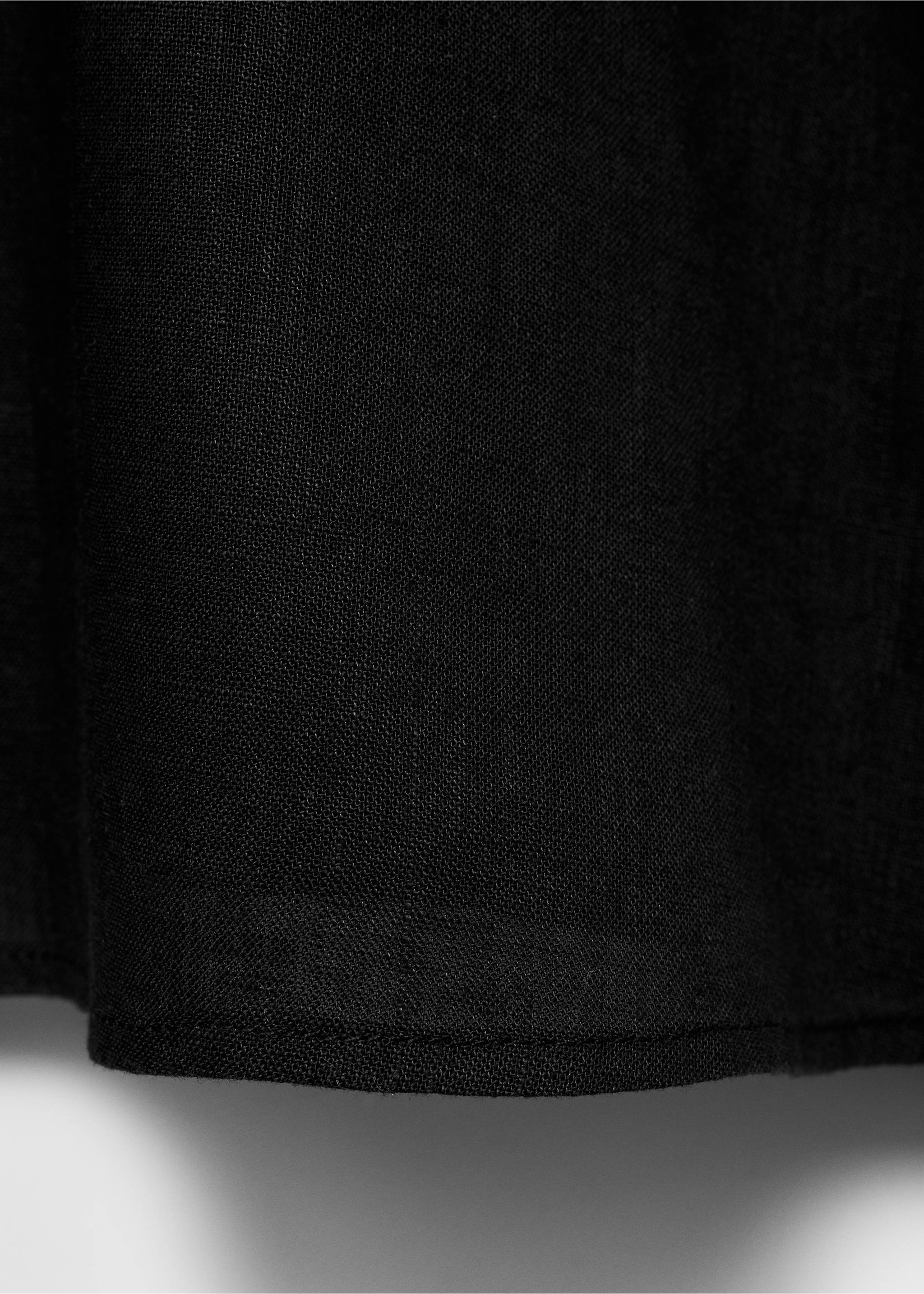 Chemise lin manches courtes - Détail de l'article 0, Noir. Ref: 17081133-00.