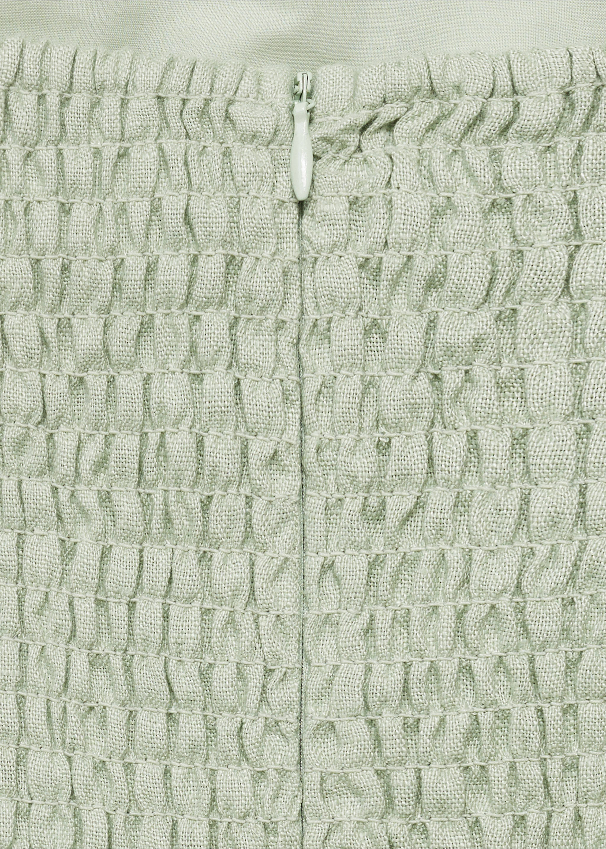 Combinaison à emmanchures américaines en lin - Détail de l'article 0, Vert pastel. Ref: 17081137-00.