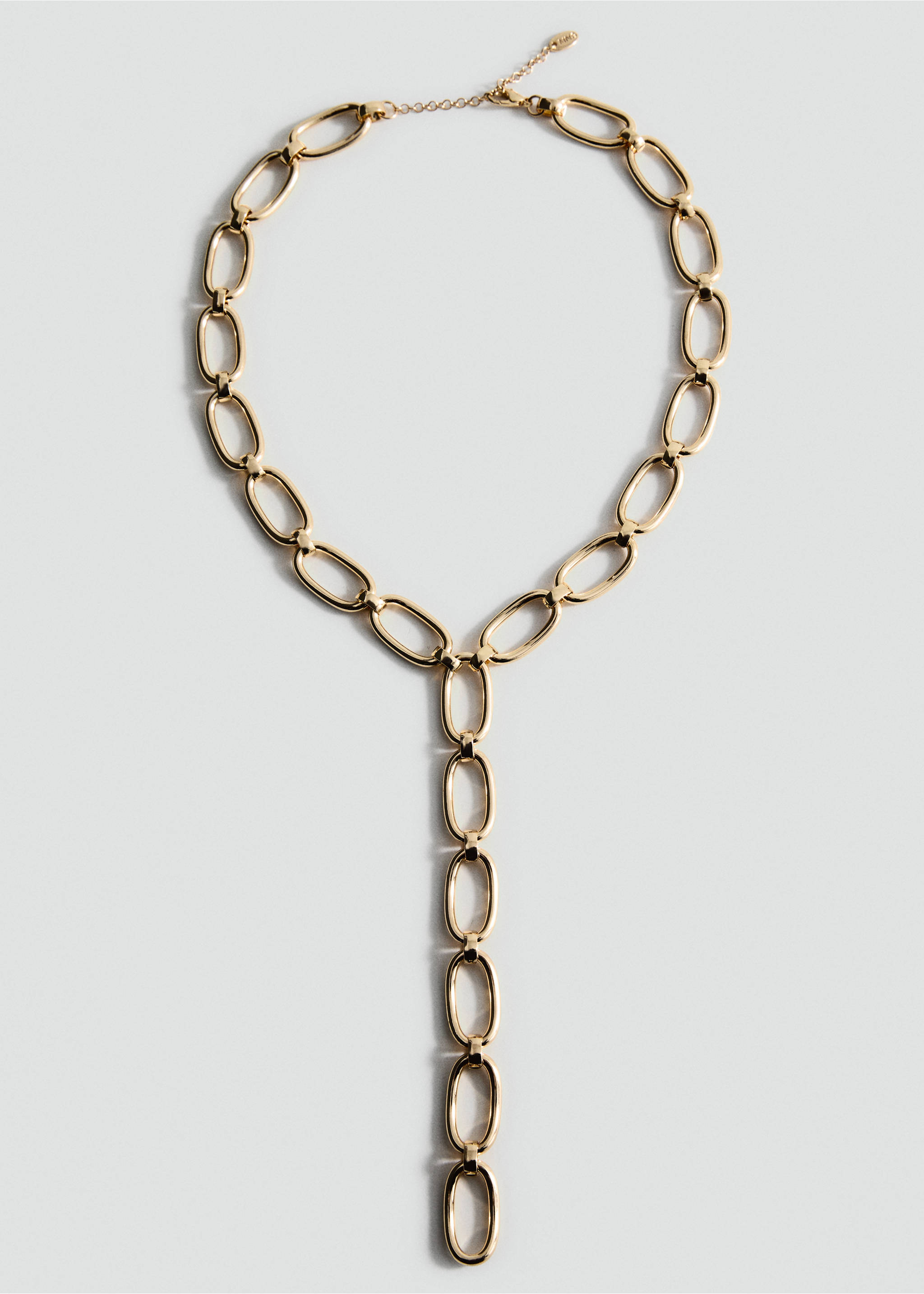 Lariat-design necklace - Article without model, Gold. Ref: 17081138-00.