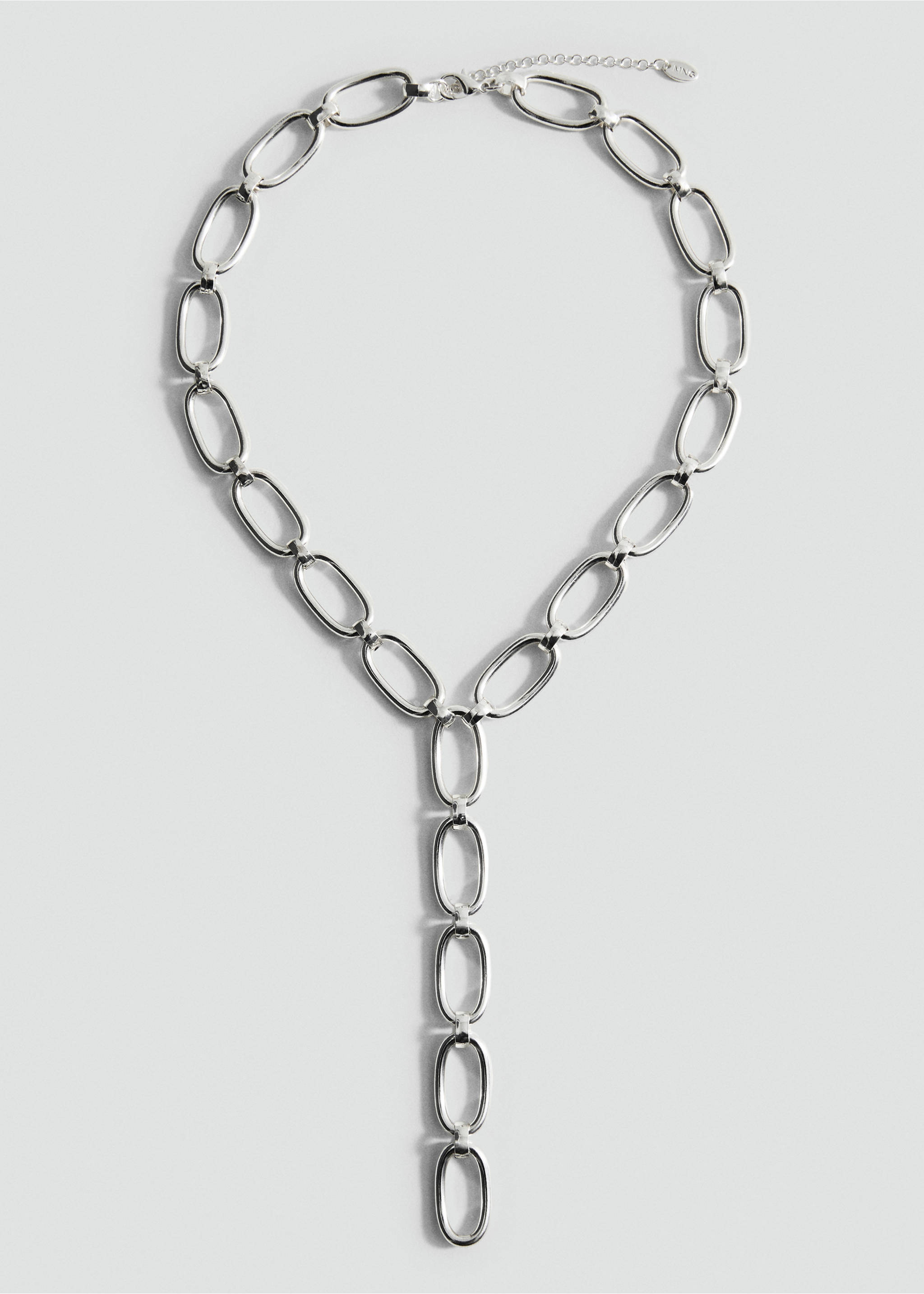 Lariat-design necklace - Article without model, Silver. Ref: 17081138-00.
