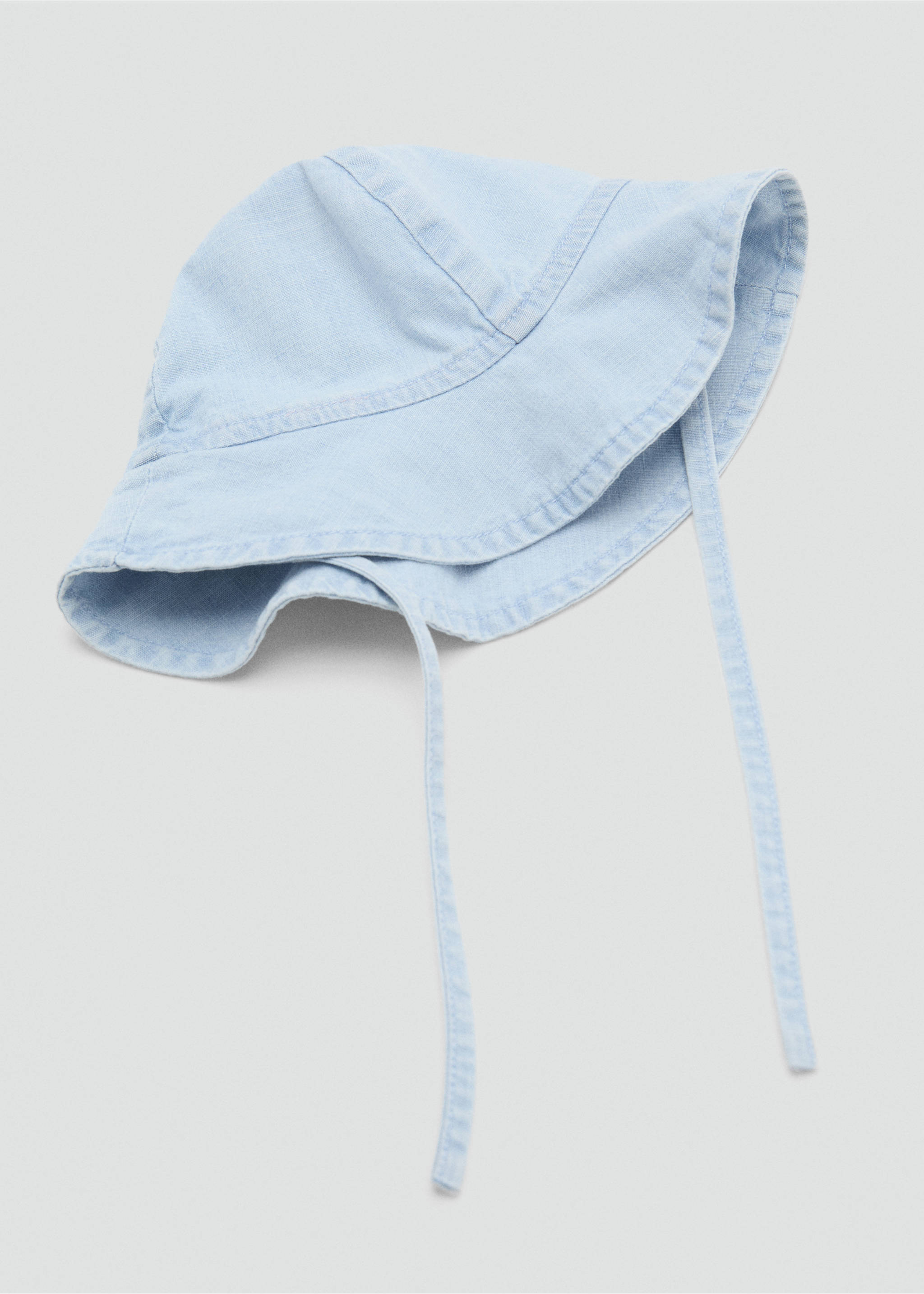Cowboy bucket hat - Details of the article 1, Light Blue. Ref: 17081140-00.