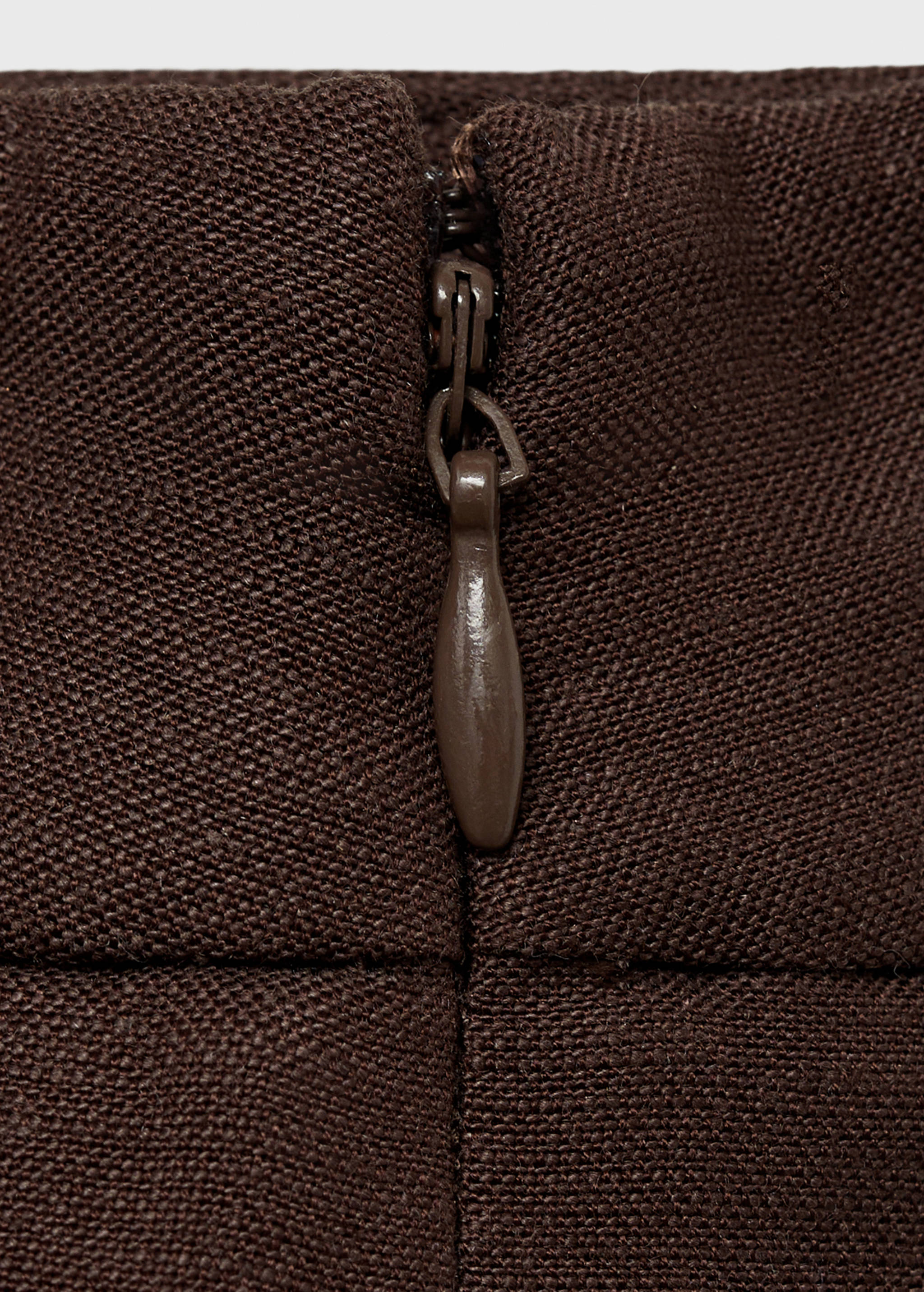 Linen-blend suit bermuda shorts - Details of the article 0