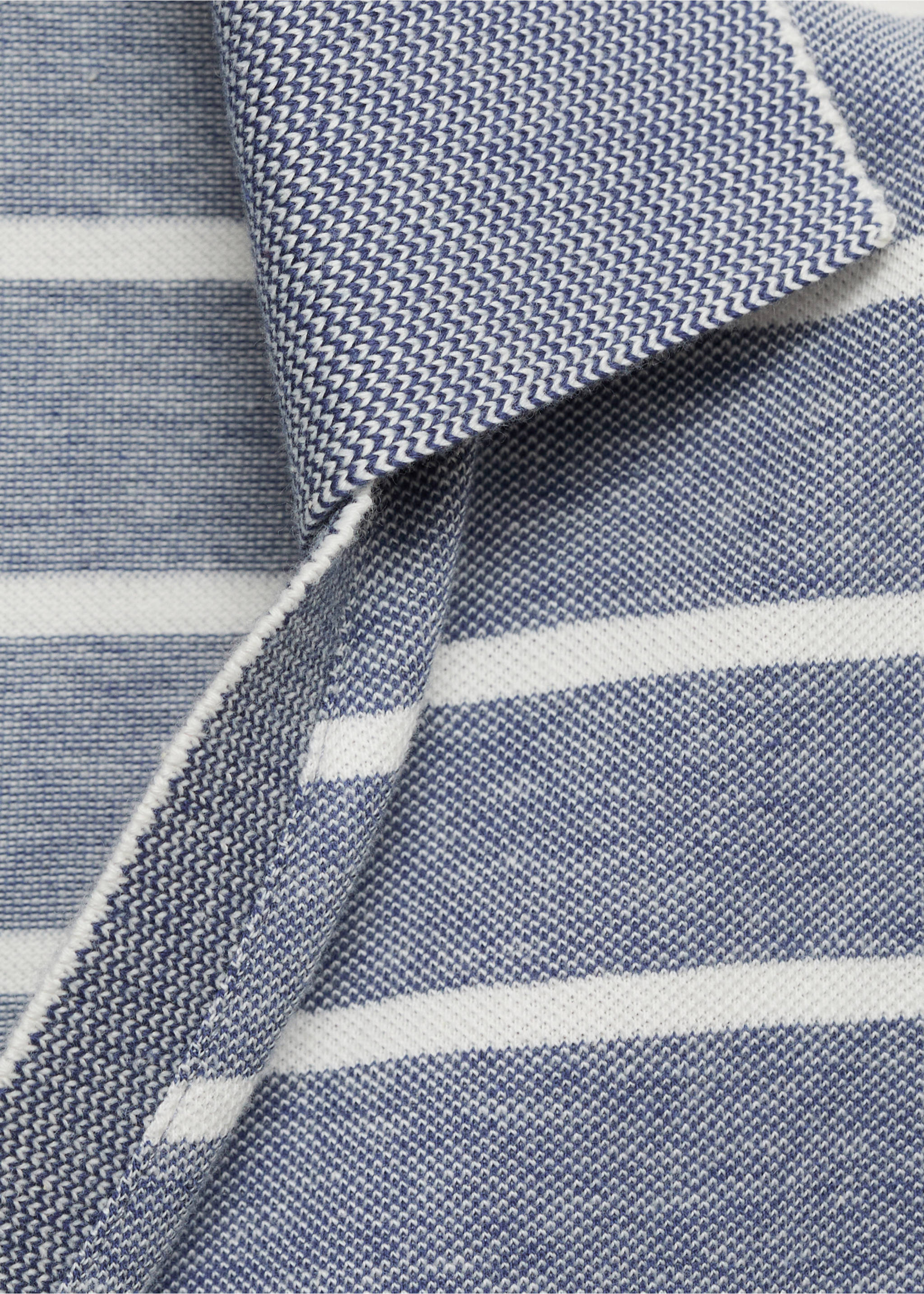 Polo-style strappy dress - Details of the article 0, Blue. Ref: 17081144-00.