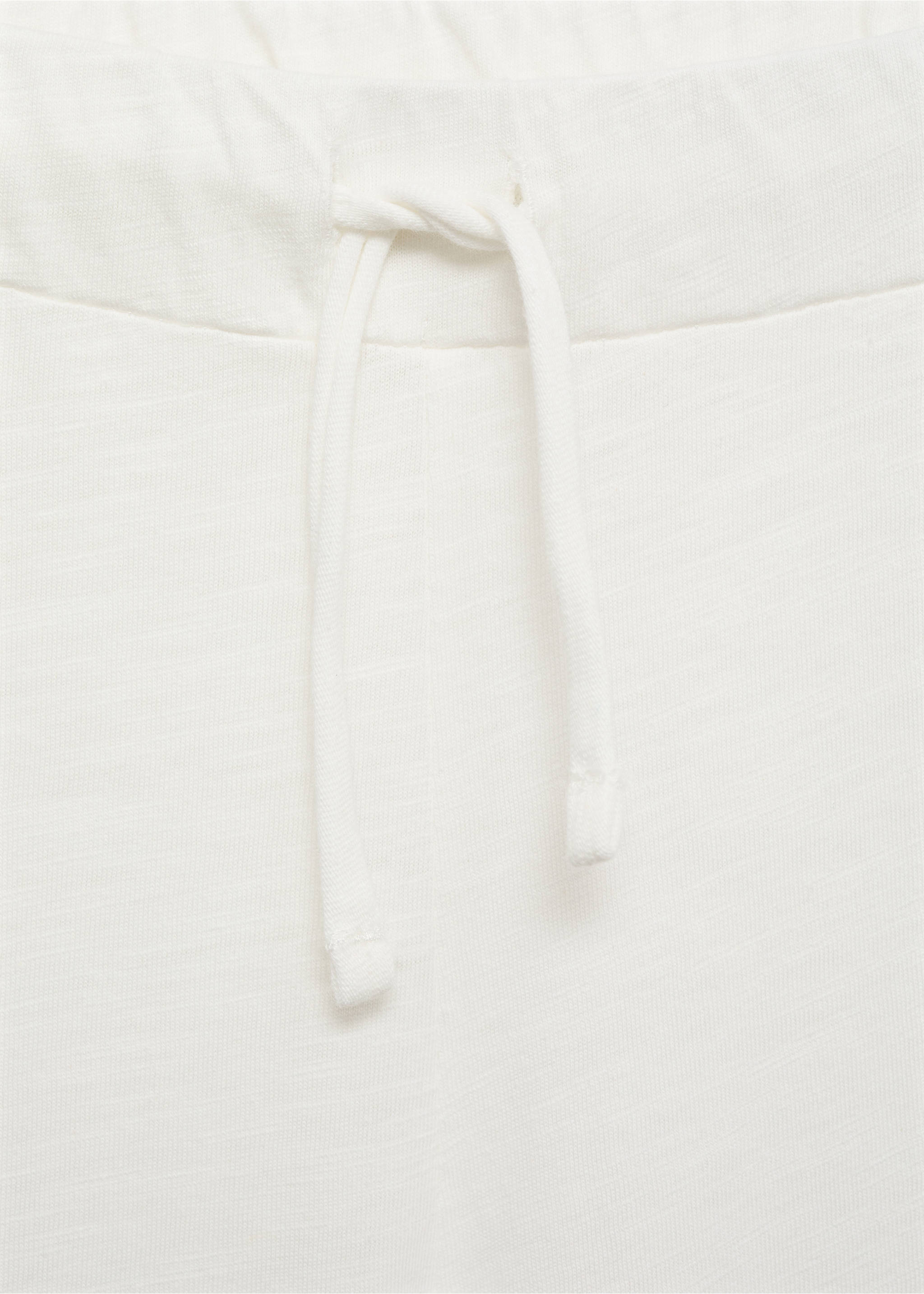 Cotton jogger-style trousers - Details of the article 8, Off White. Ref: 17081145-00.