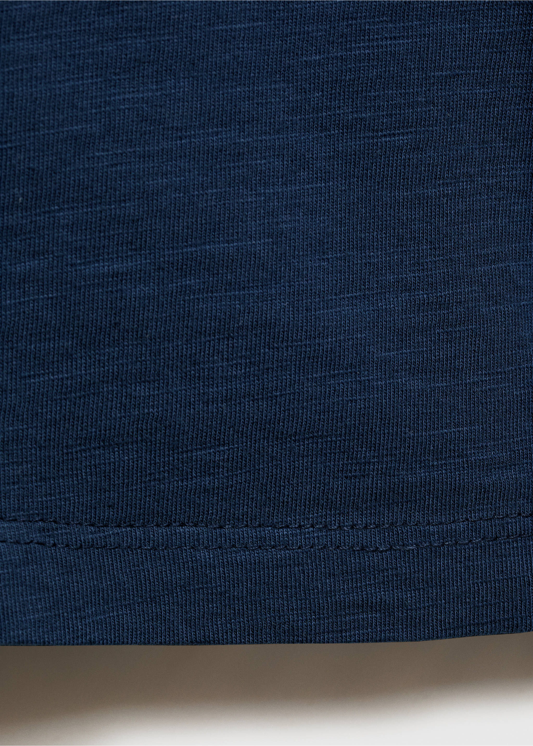 Cotton jogger-style trousers - Details of the article 0, Navy. Ref: 17081145-00.
