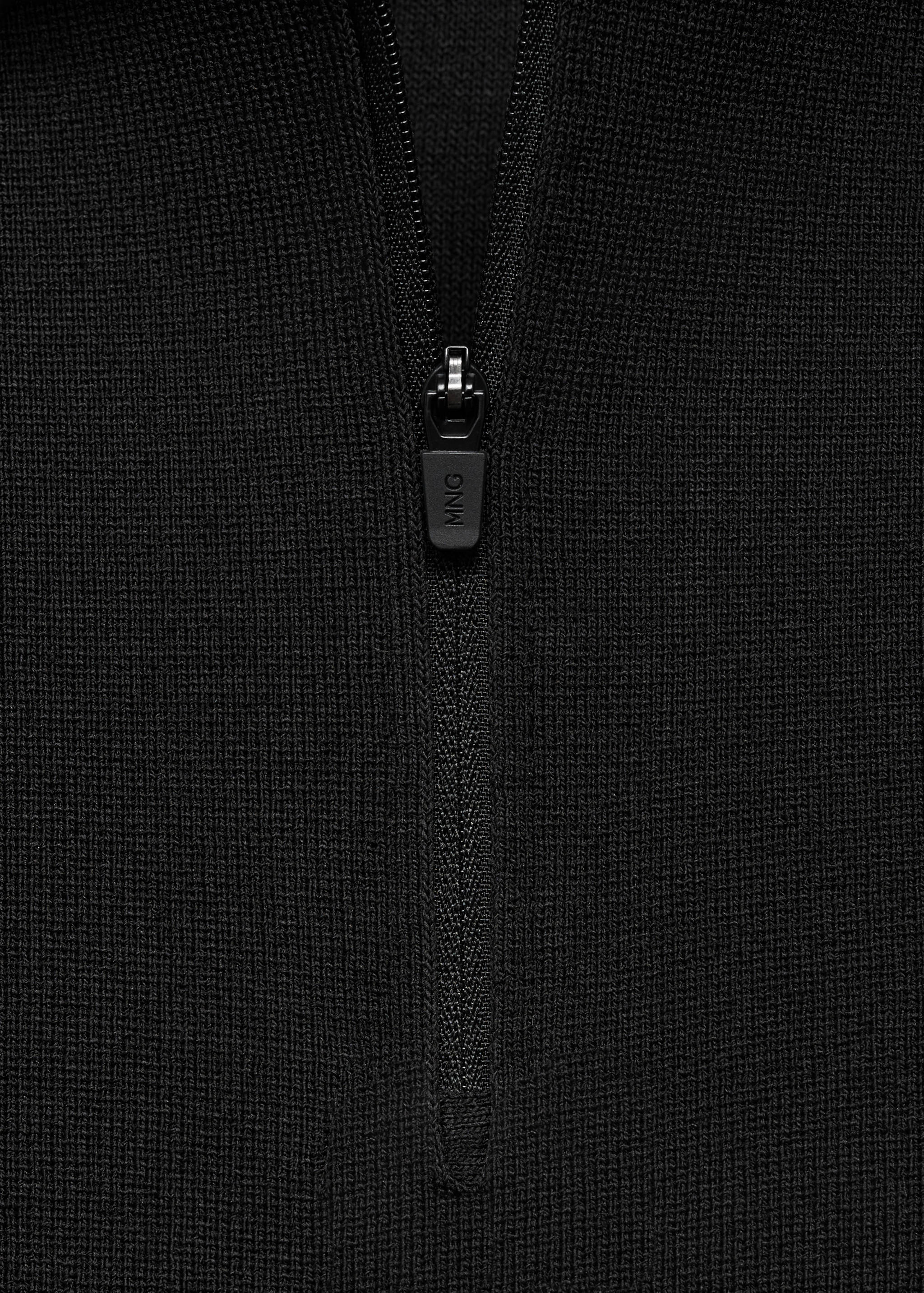 COOLMAX® fine-knit polo shirt with zip - Details of the article 8