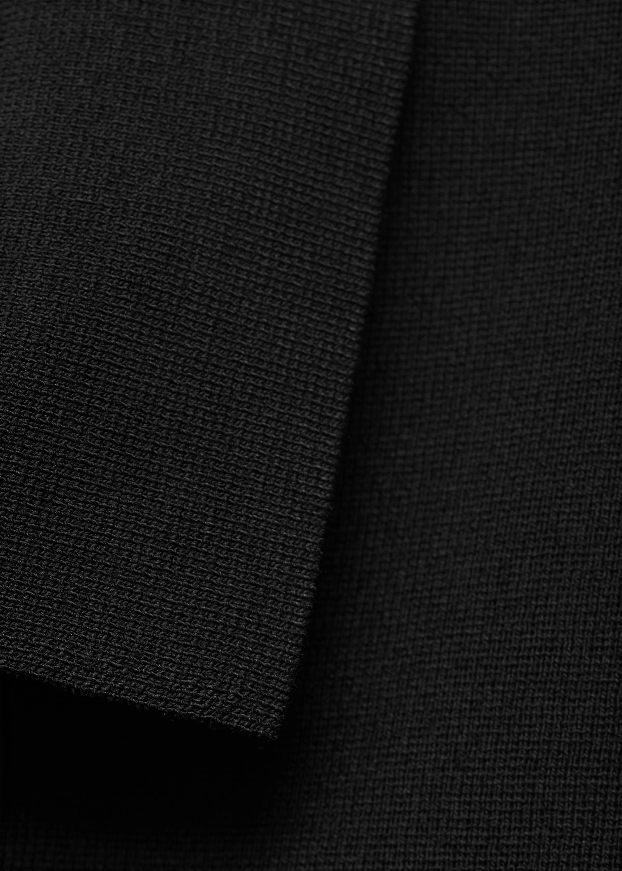 COOLMAX® Feinstrick-Poloshirt mit Reißverschluss - Detail des Artikels 0, Schwarz. Ref: 17081149-00.