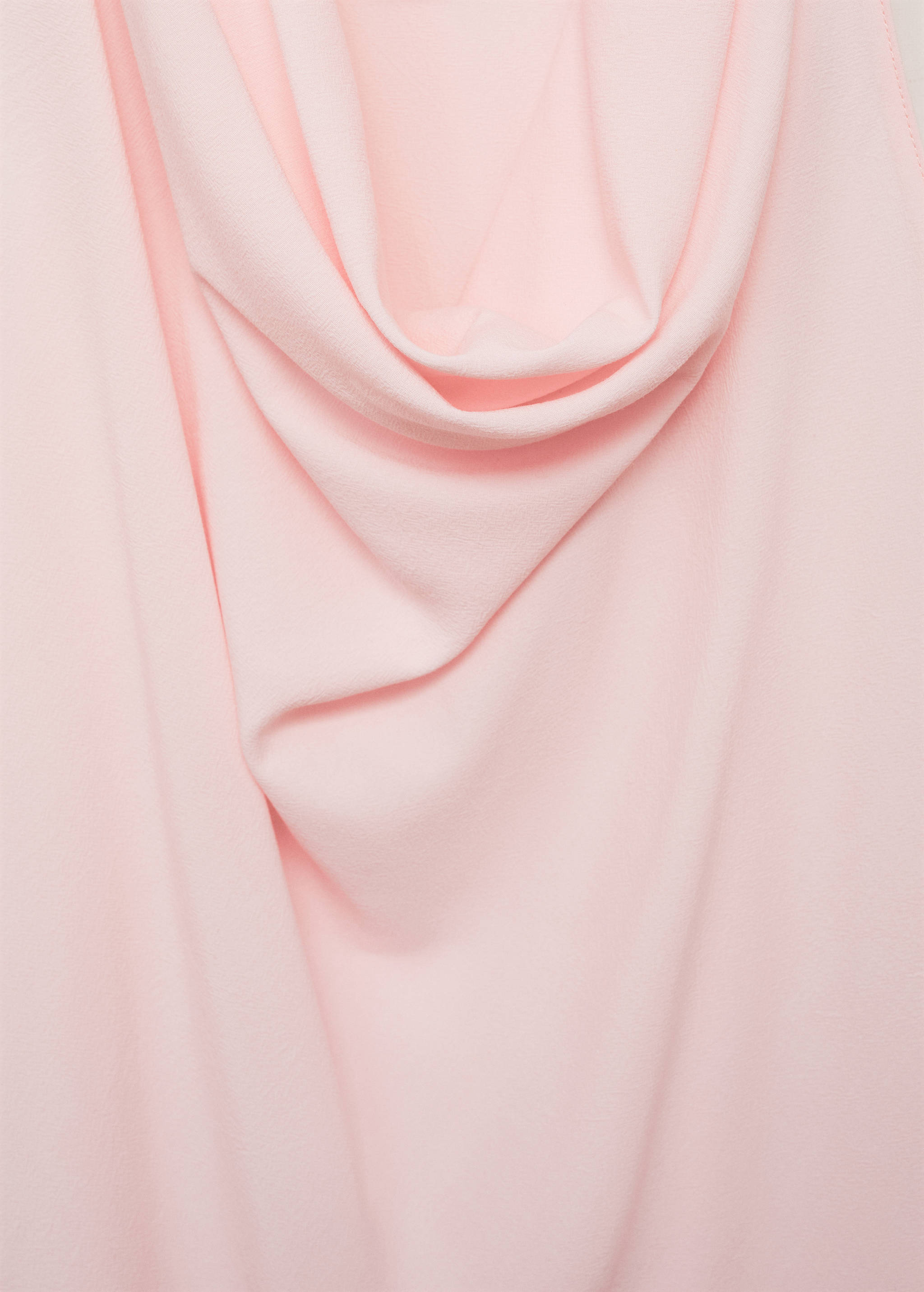 Drapierte Bluse mit Blumendetails - Detail des Artikels 0
