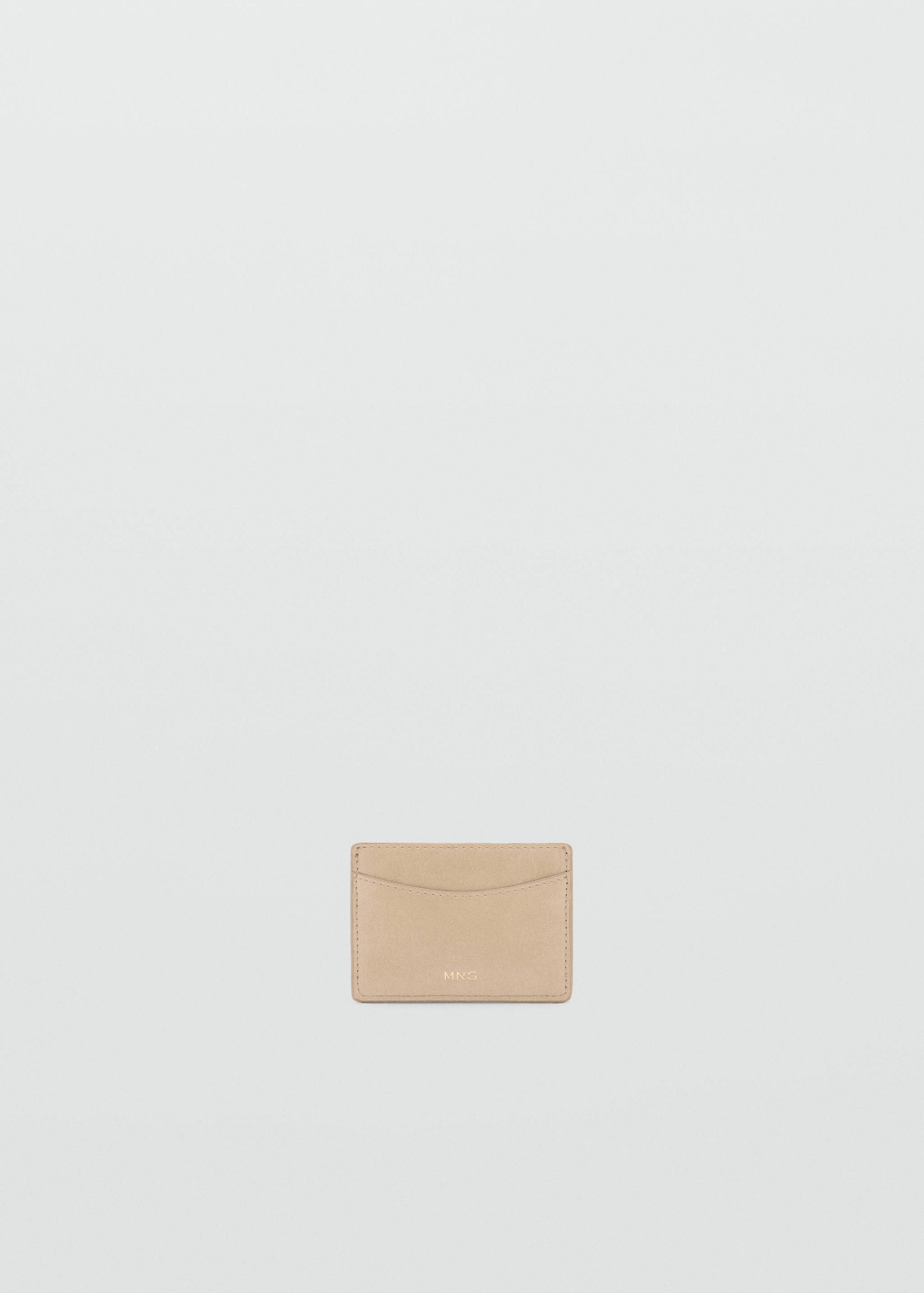 Embossed faux-leather card holder - Article without model