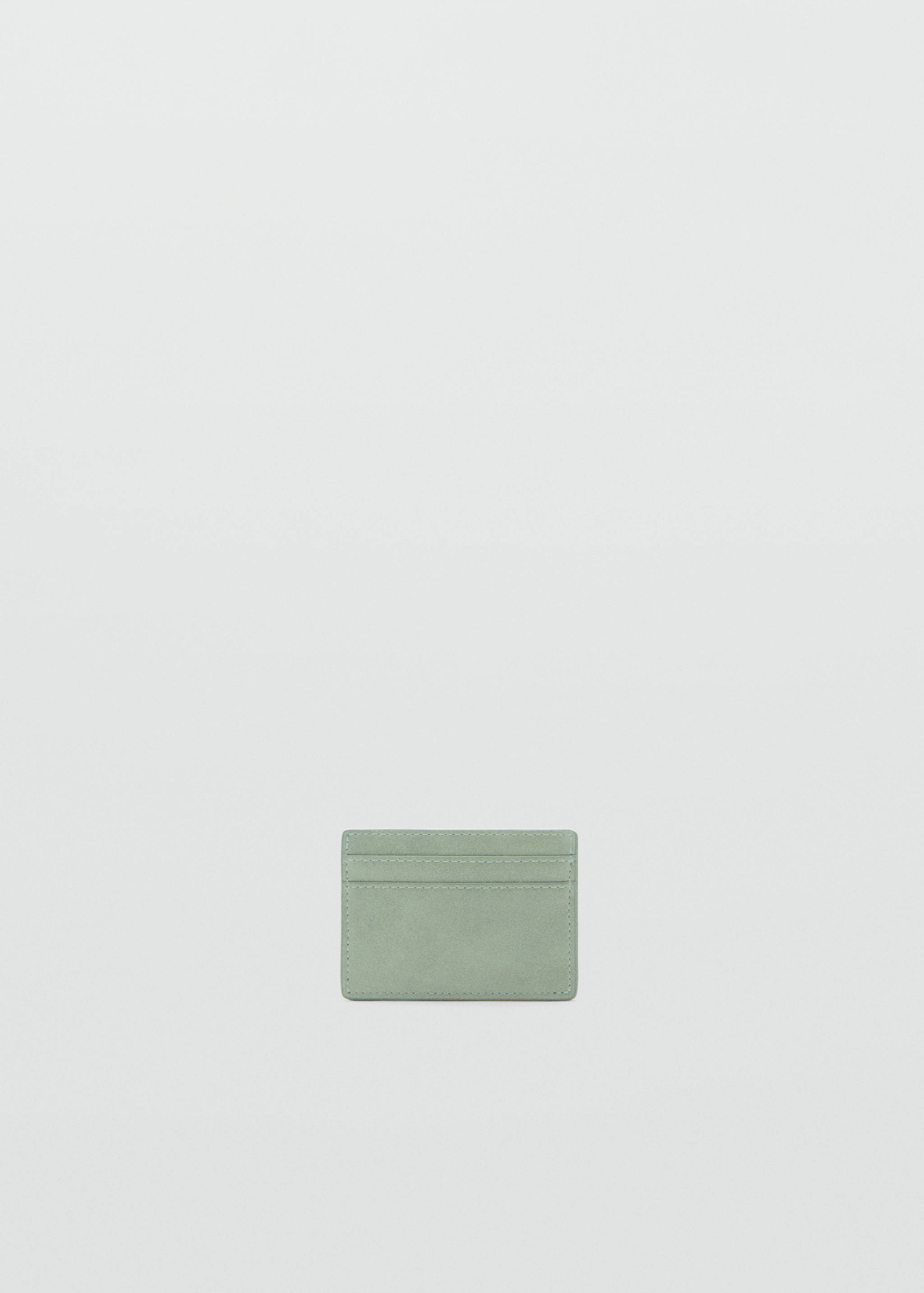 Embossed faux-leather card holder - Details of the article 2