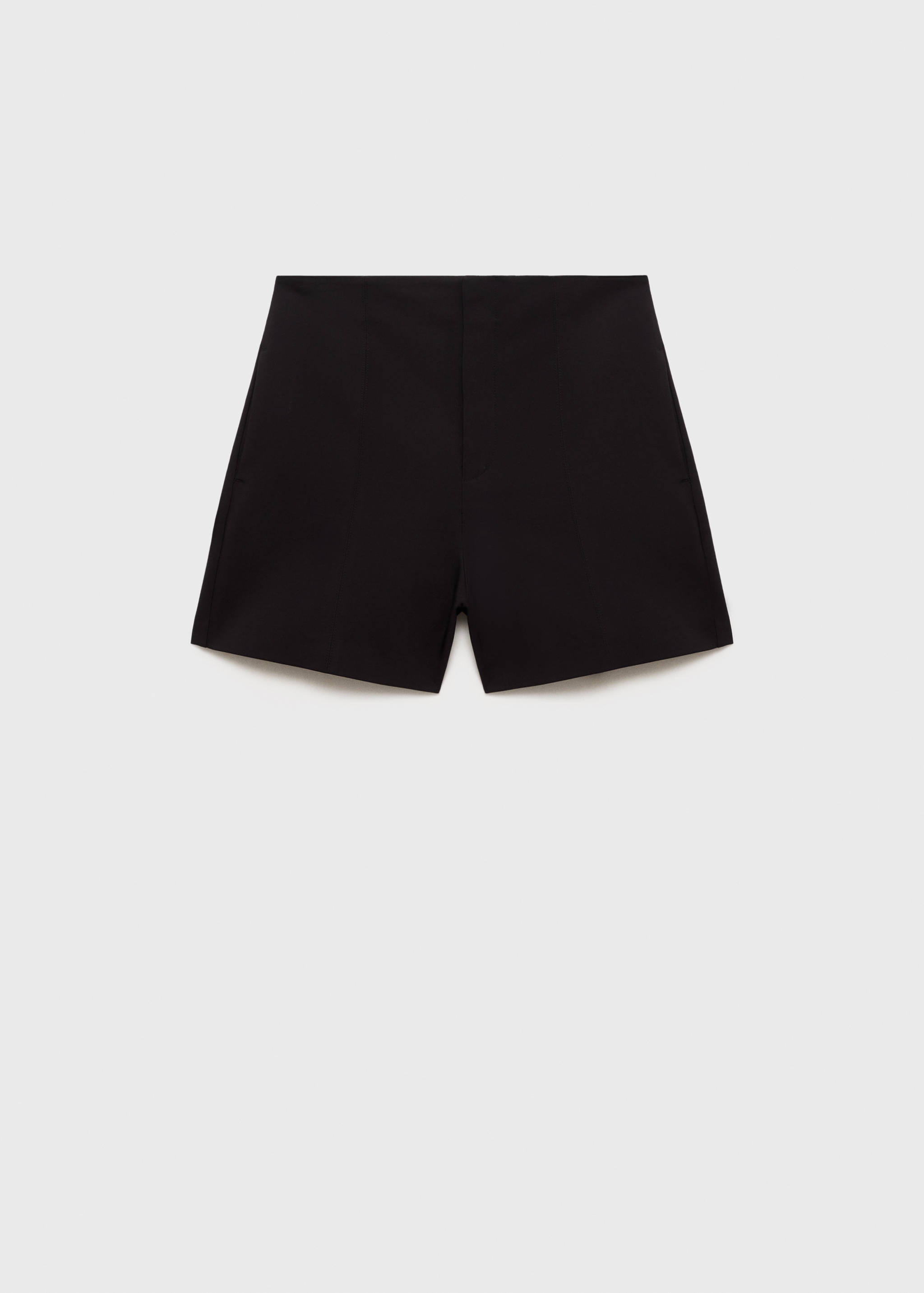 High-waist straight shorts - Article without model