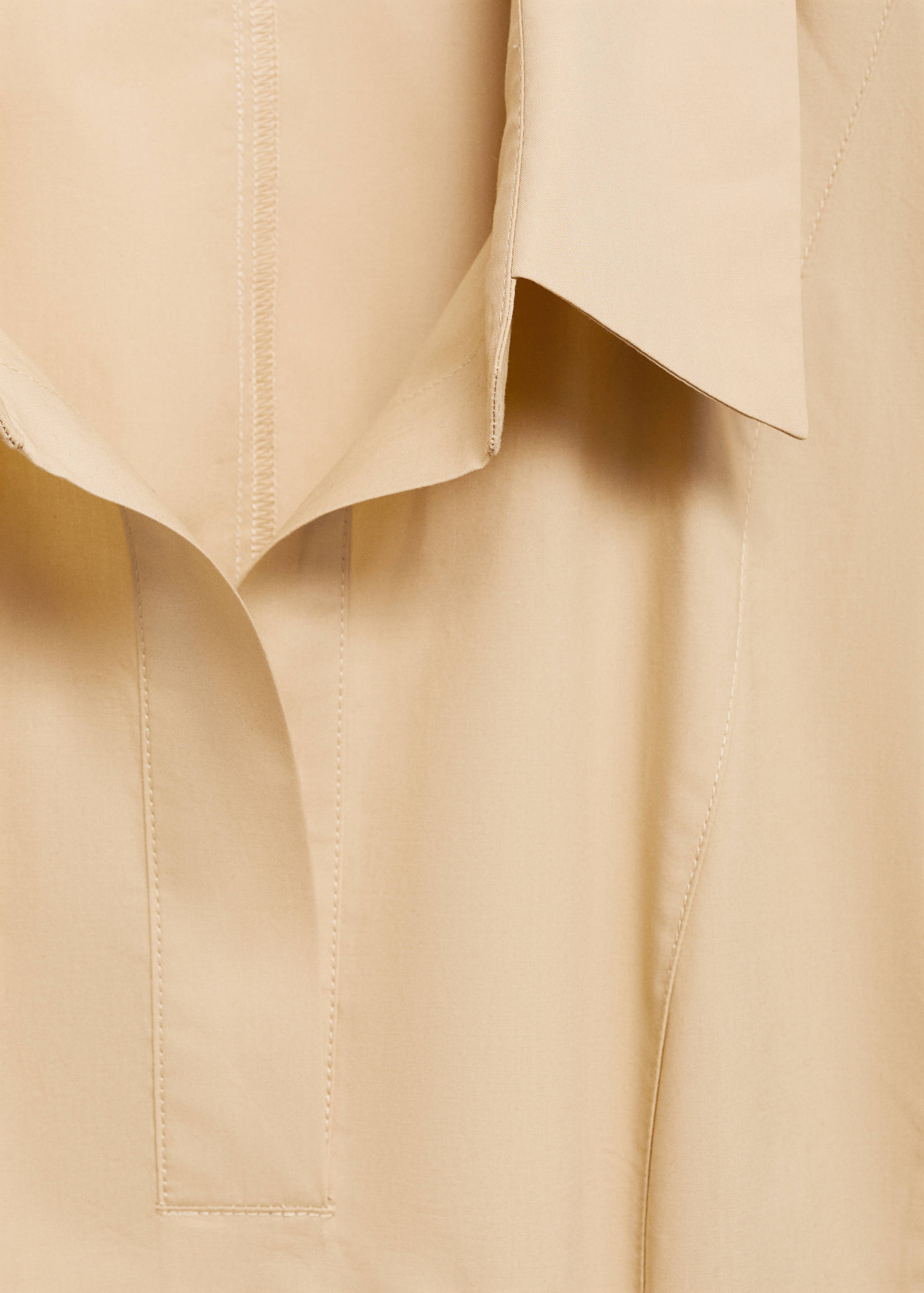 Cotton shirt dress - Details of the article 8