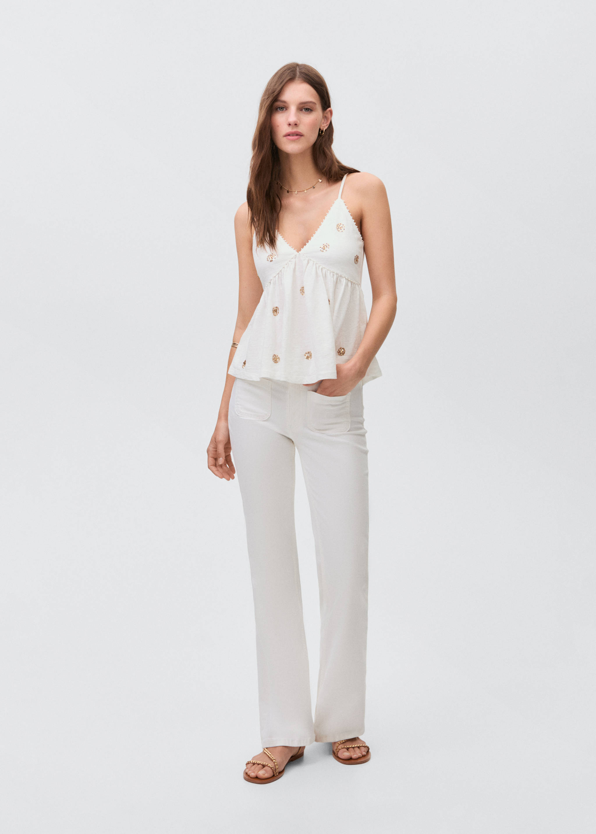 Top brodat lluentons - Pla general