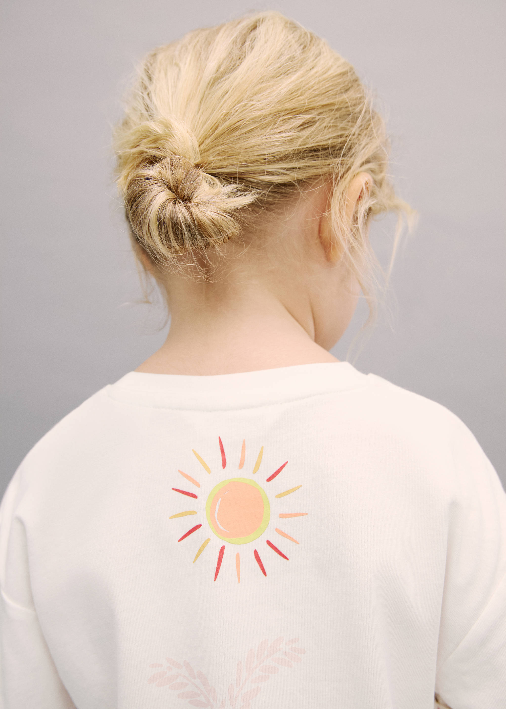 Printed cotton-blend T-shirt - Details of the article 3