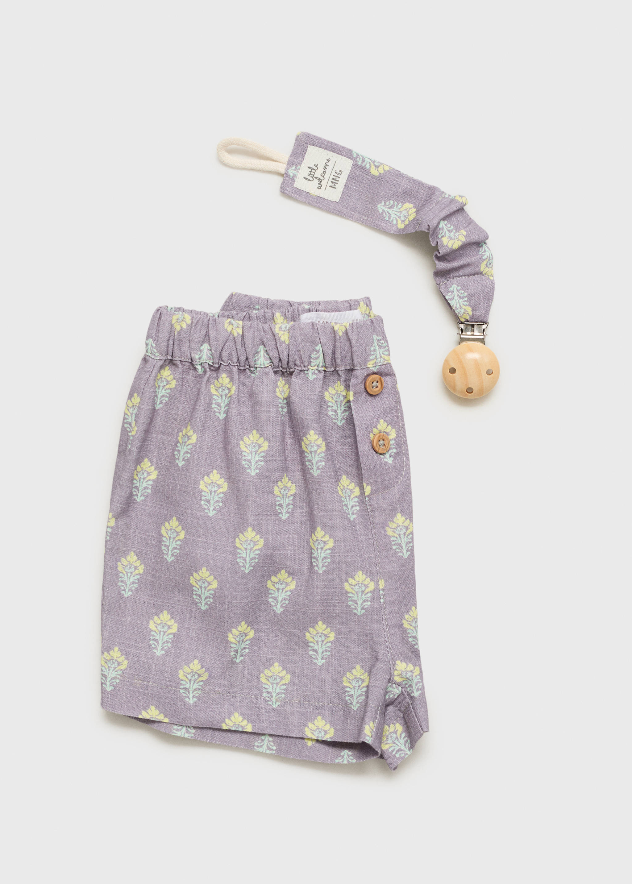 Printed cotton shorts - Details of the article 8