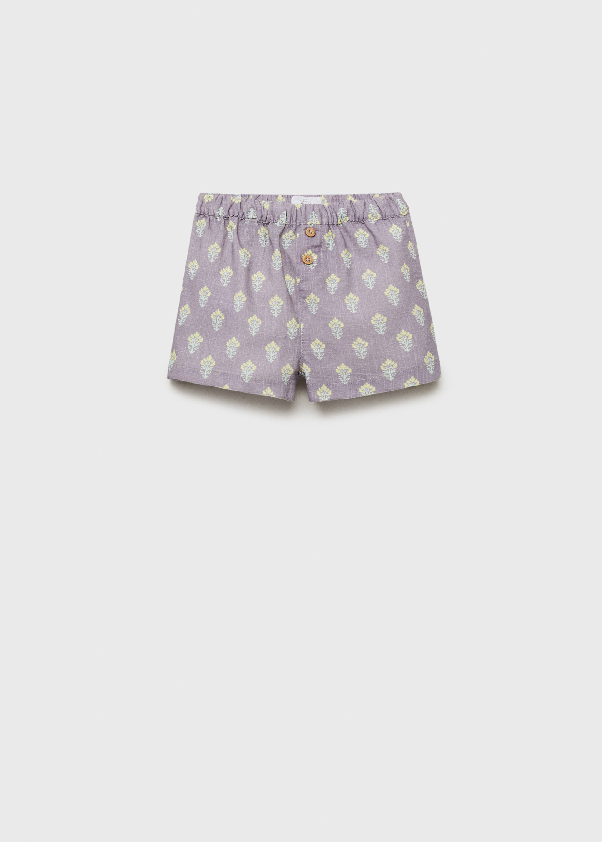 Printed cotton shorts - Article without model