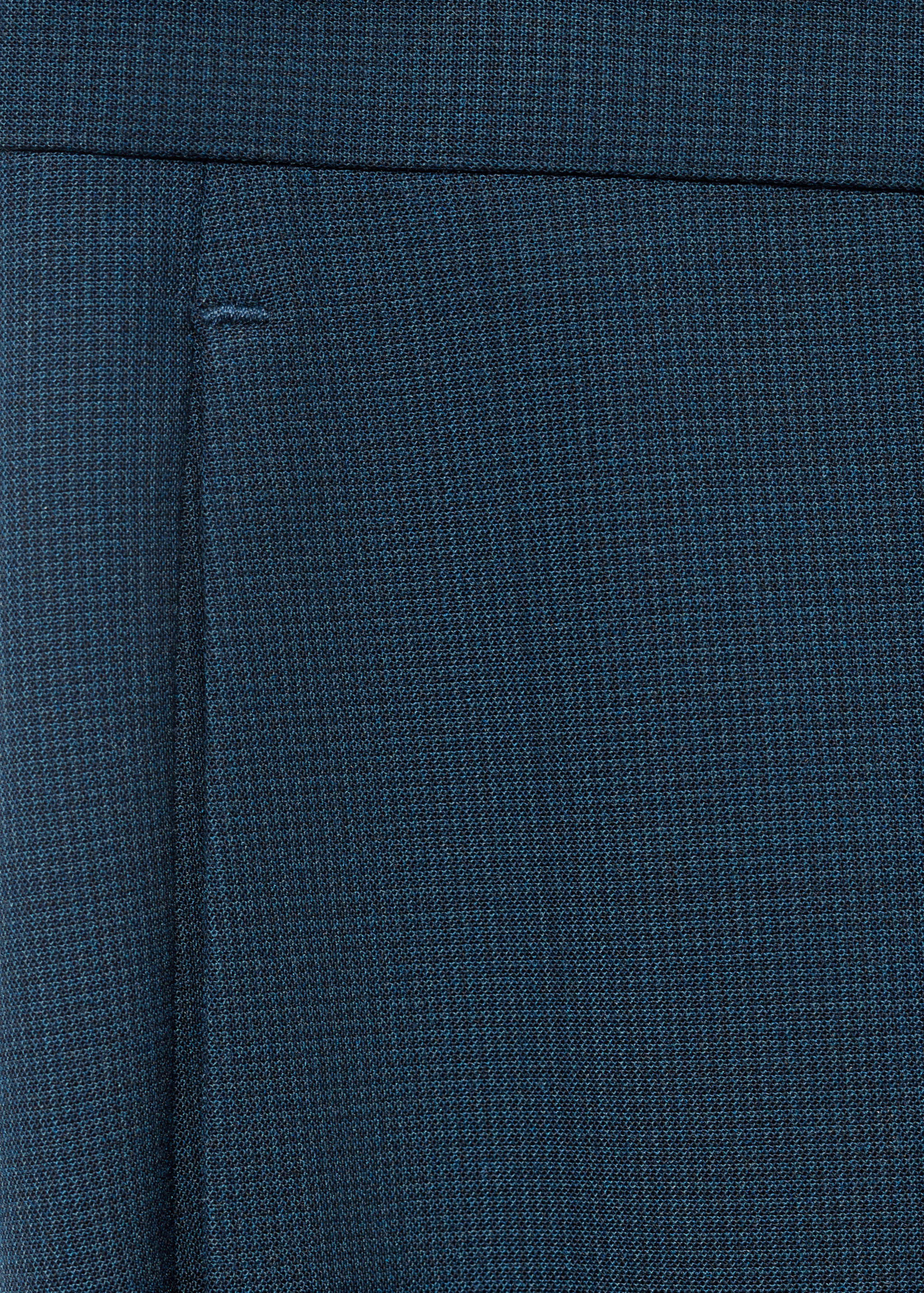 Stretch fabric super slim-fit suit trousers - Details of the article 0