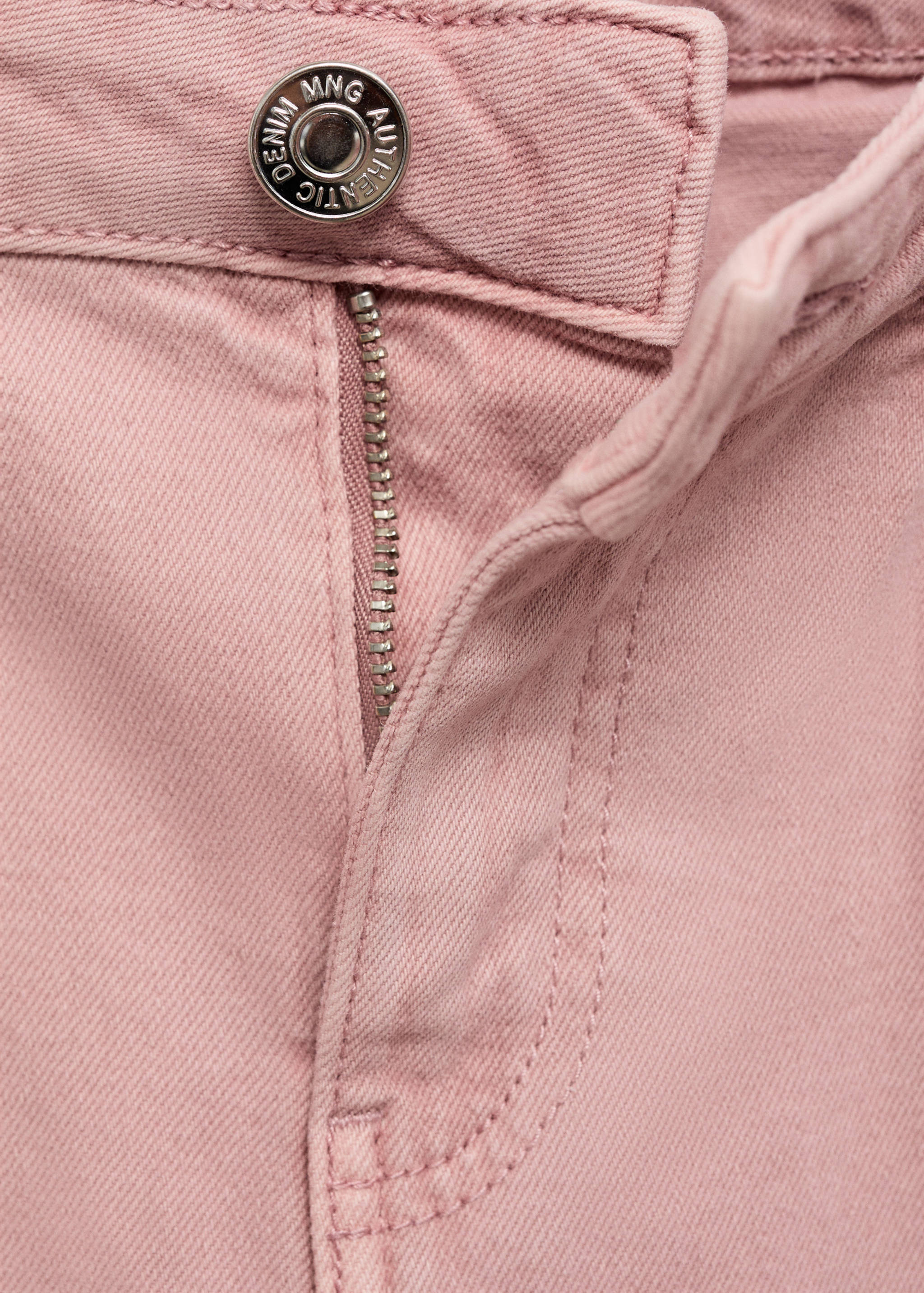 Utsvängda jeans med fransad fåll - Detaljer om artikeln 8