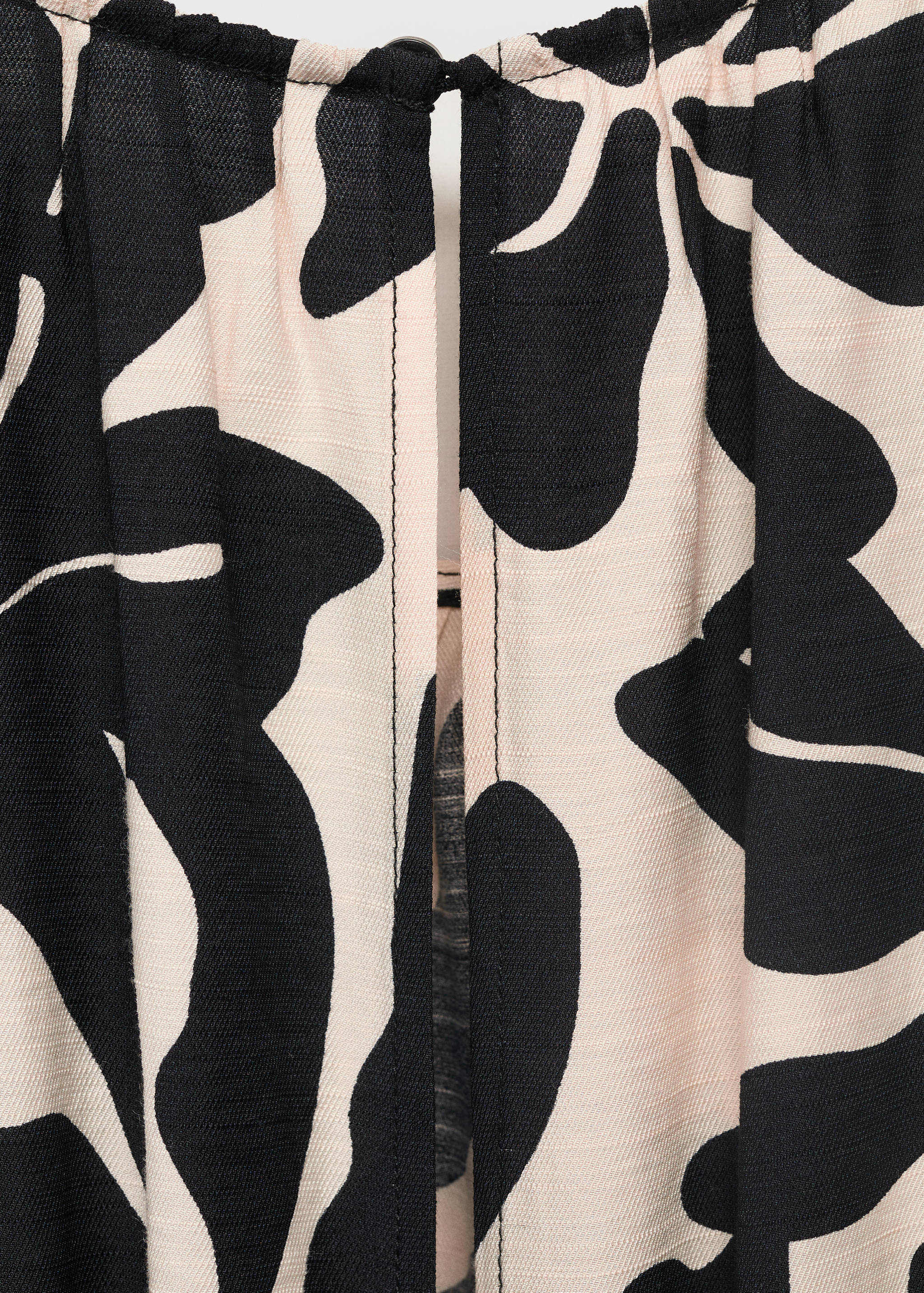 Belt printed jumpsuit - Details of the article 0