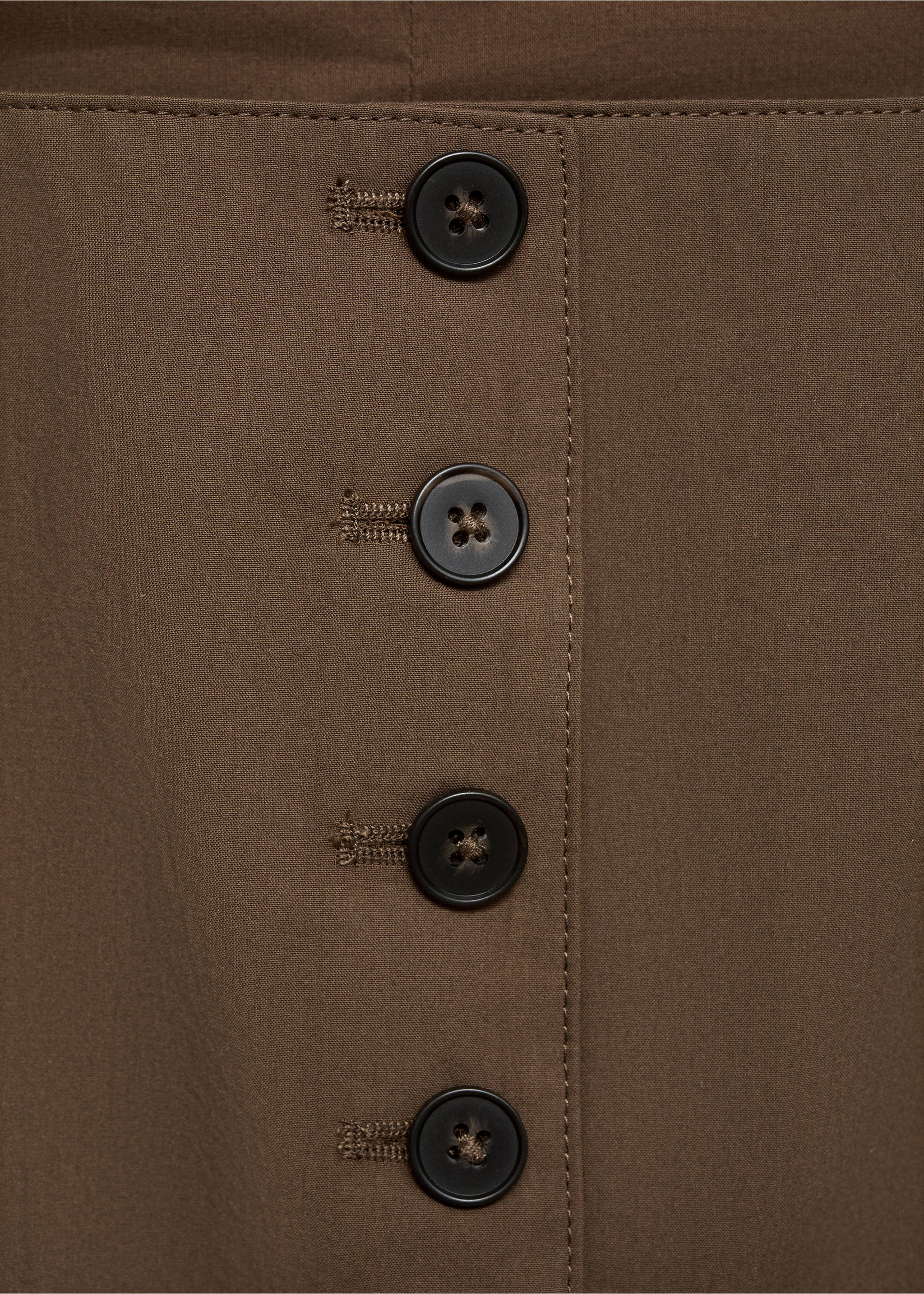 Gilet de costume coton - Détail de l'article 0, Marron. Ref: 17081187-00.