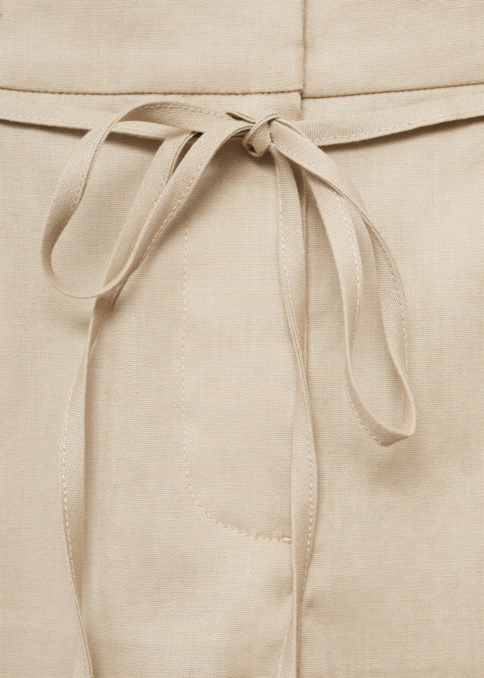 Leinen-Shorts mit Schleife - Detail des Artikels 8