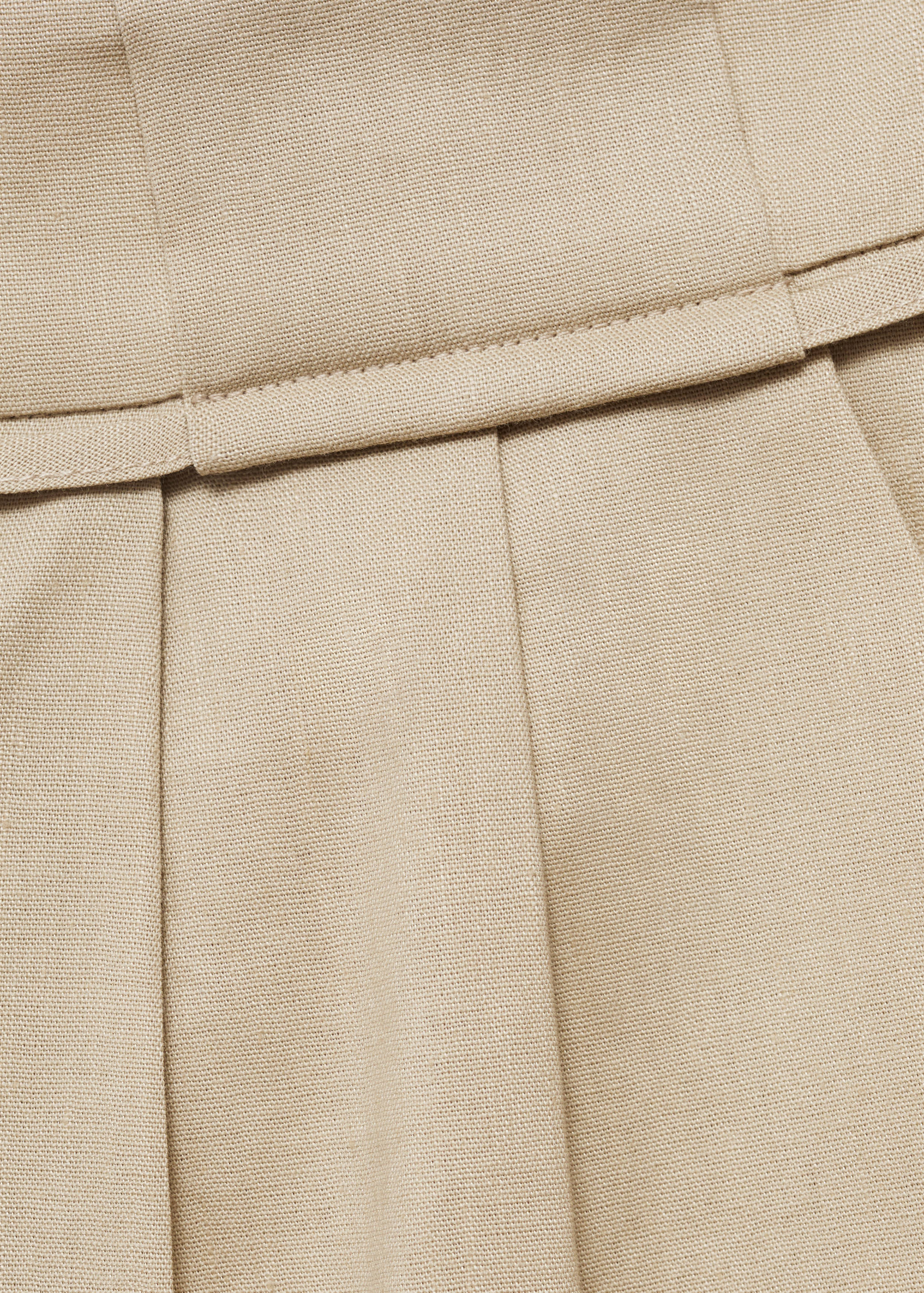 Leinen-Shorts mit Schleife - Detail des Artikels 0