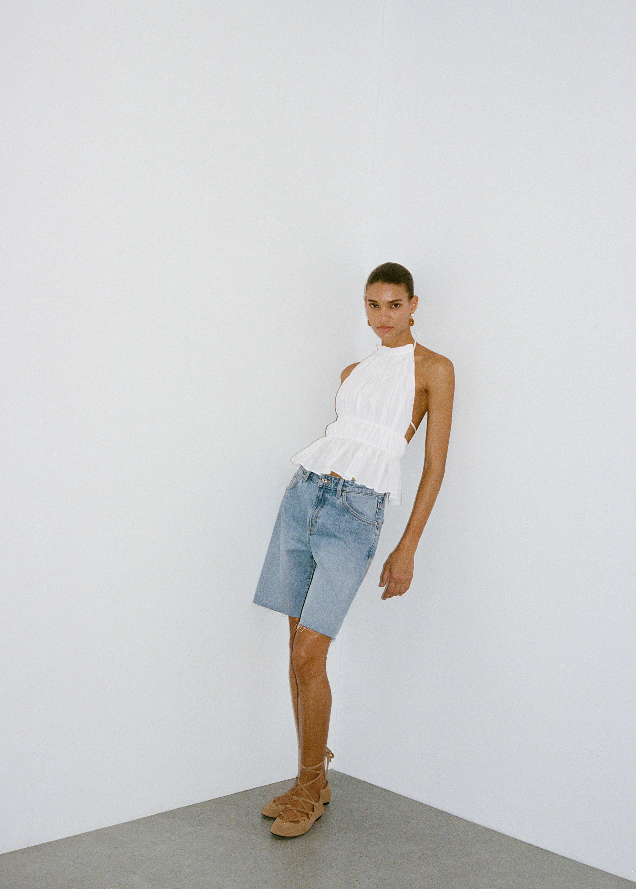 Bermuda denim bas effiloché - Détail de l'article 3