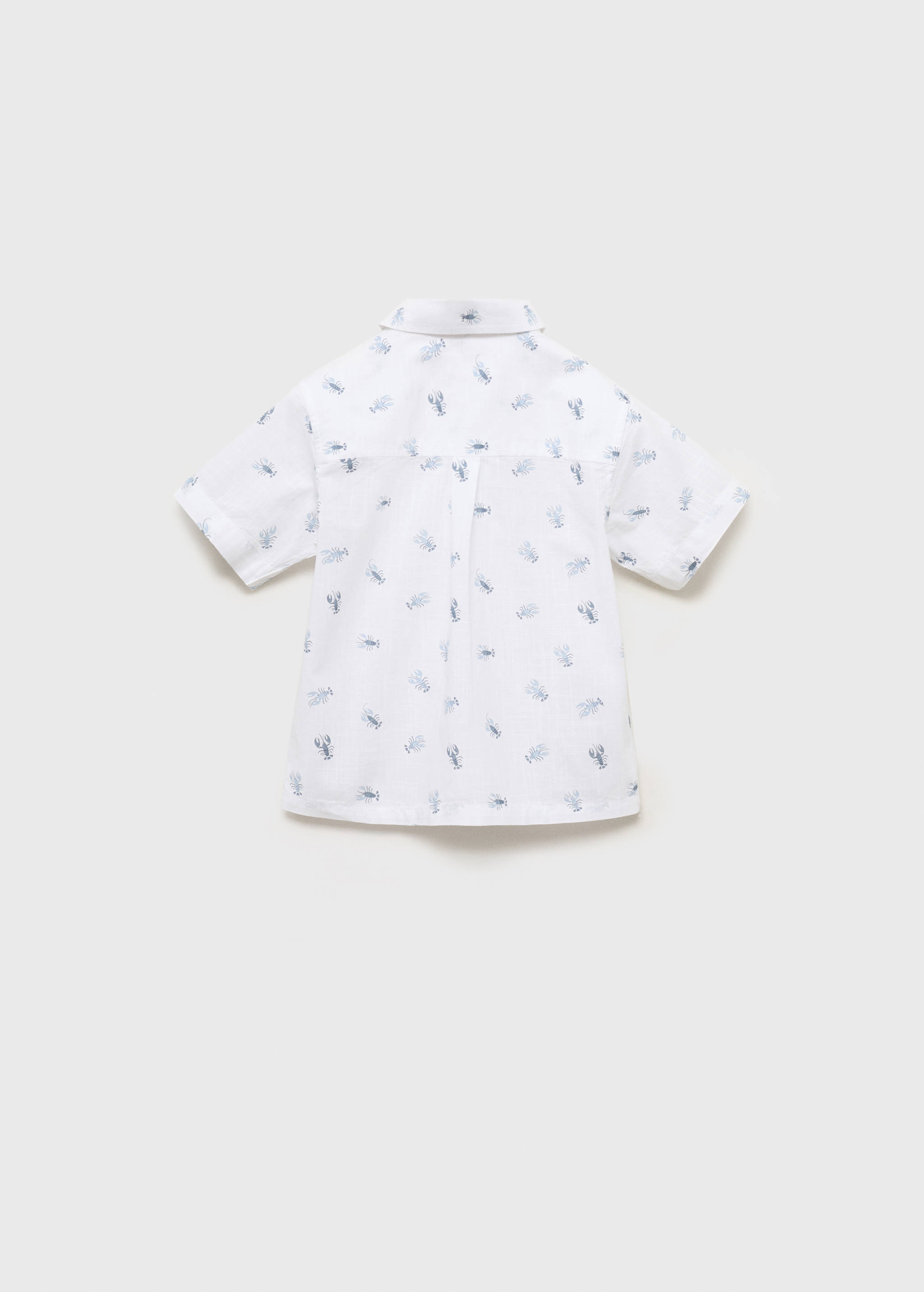 Chemise imprimée manches courtes - Verso de l’article
