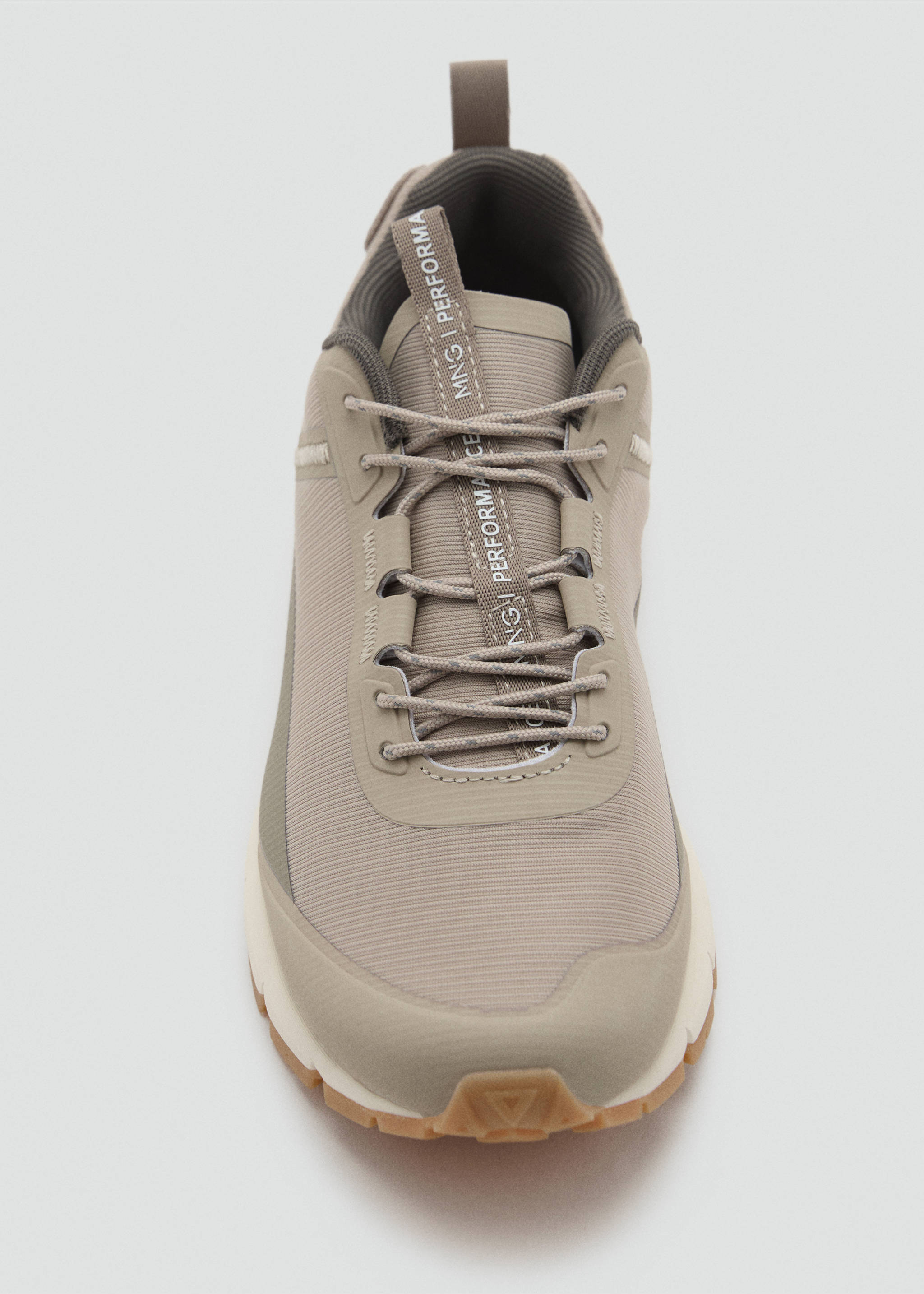 Trainers with VIBRAM® sole - Details of the article 3, Beige. Ref: 17081199-00.