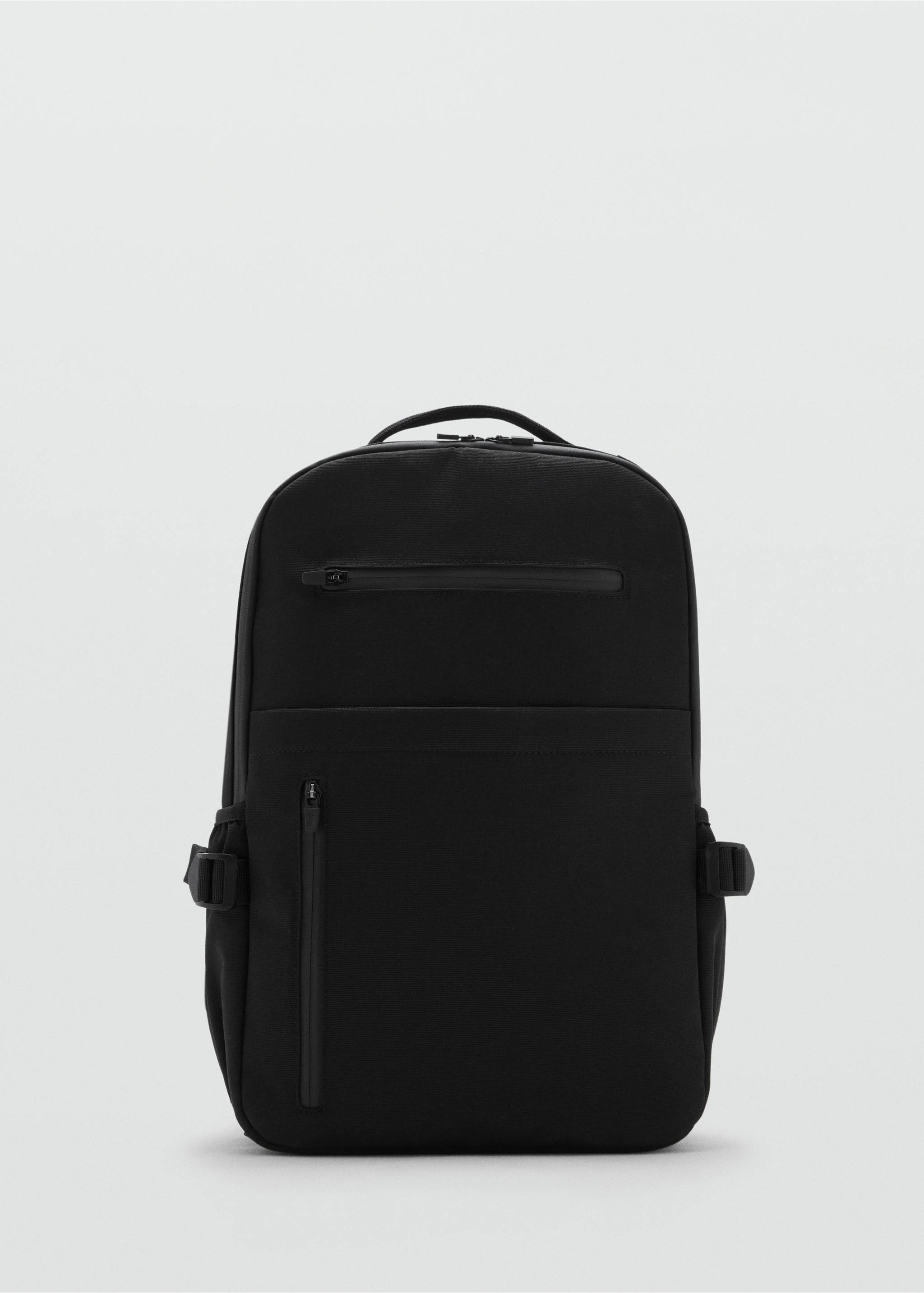 Mehrzweckrucksack mit Taschen - Artikel ohne Model, Schwarz. Ref: 17081200-00.