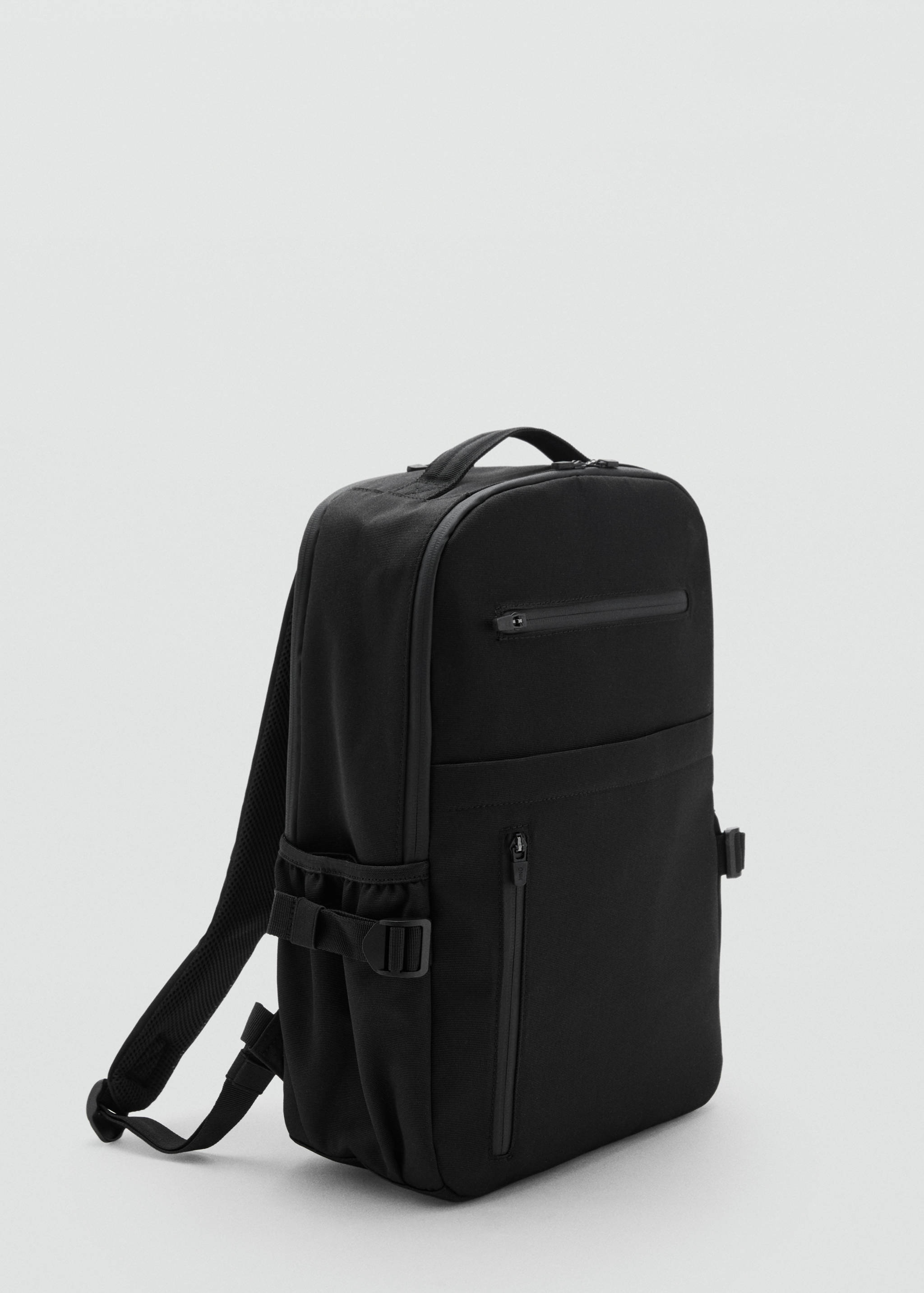 Mehrzweckrucksack mit Taschen - Mittlere Ansicht