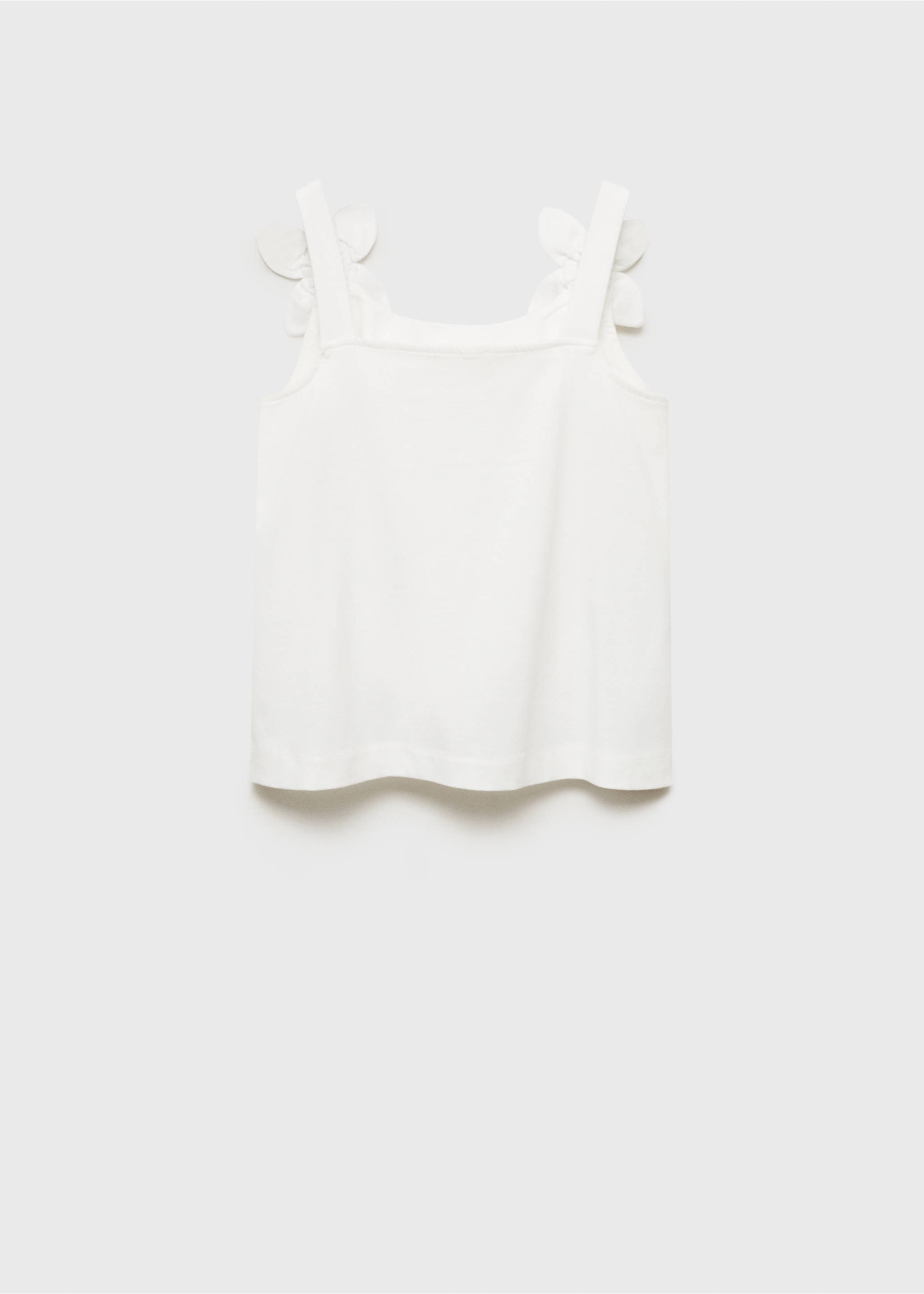 Cotton t-shirt with flower detail - Reverse of the article, Off White. Ref: 17081204-00.