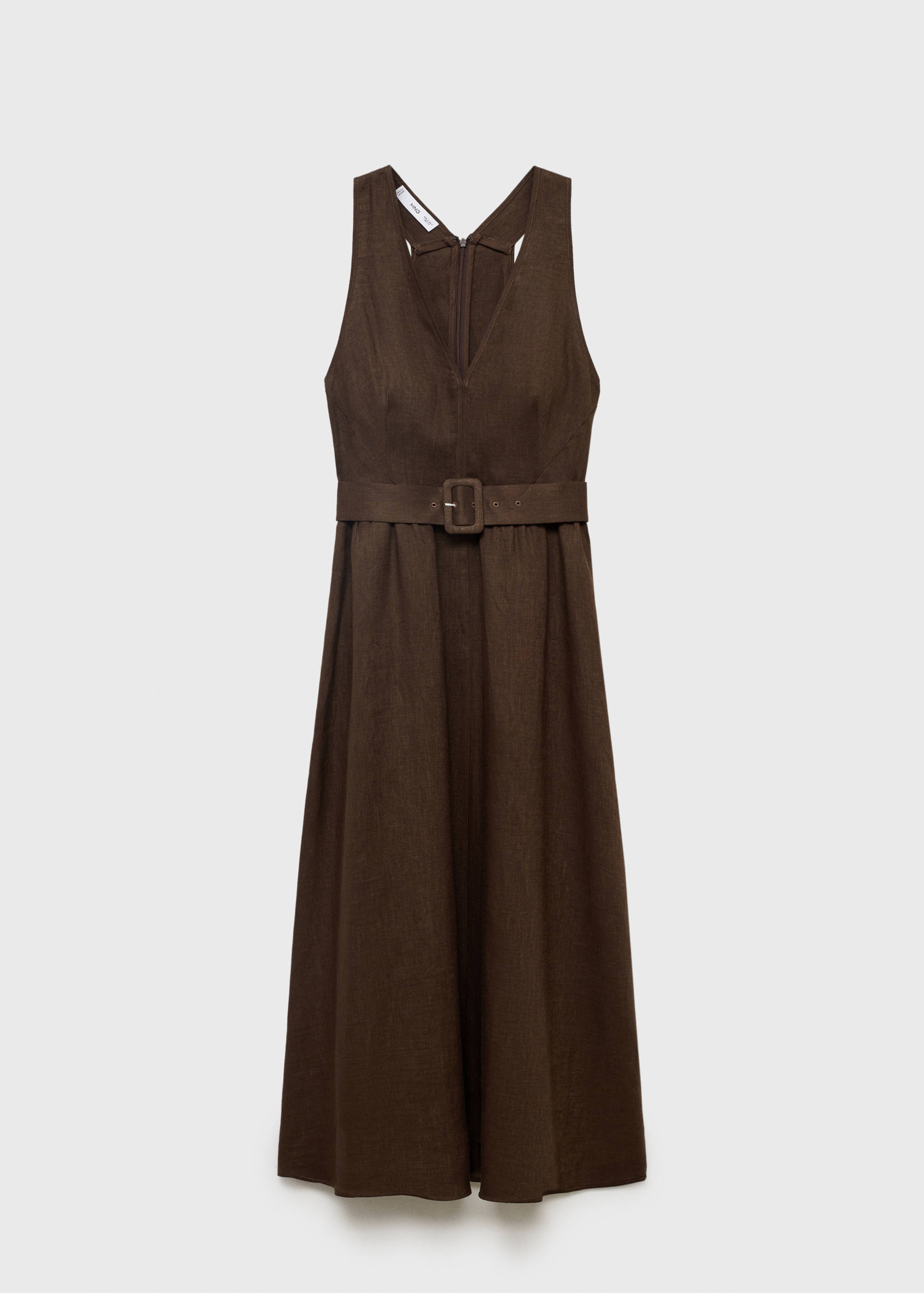 Robe lin ceinture - Article sans modèle