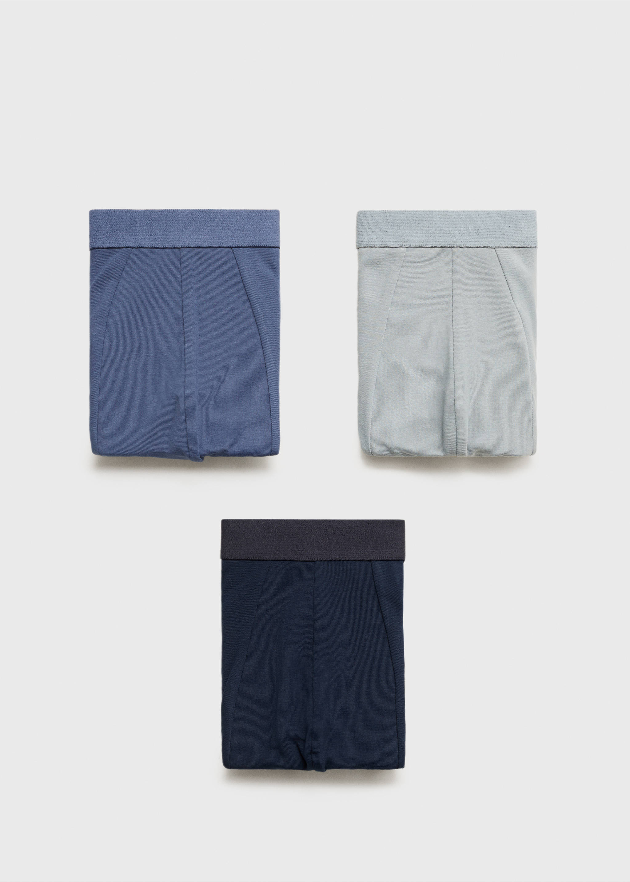 Pack 3 calzoncillos combinados - Artículo sin modelo, Azul marino. Ref: 17081206-00.