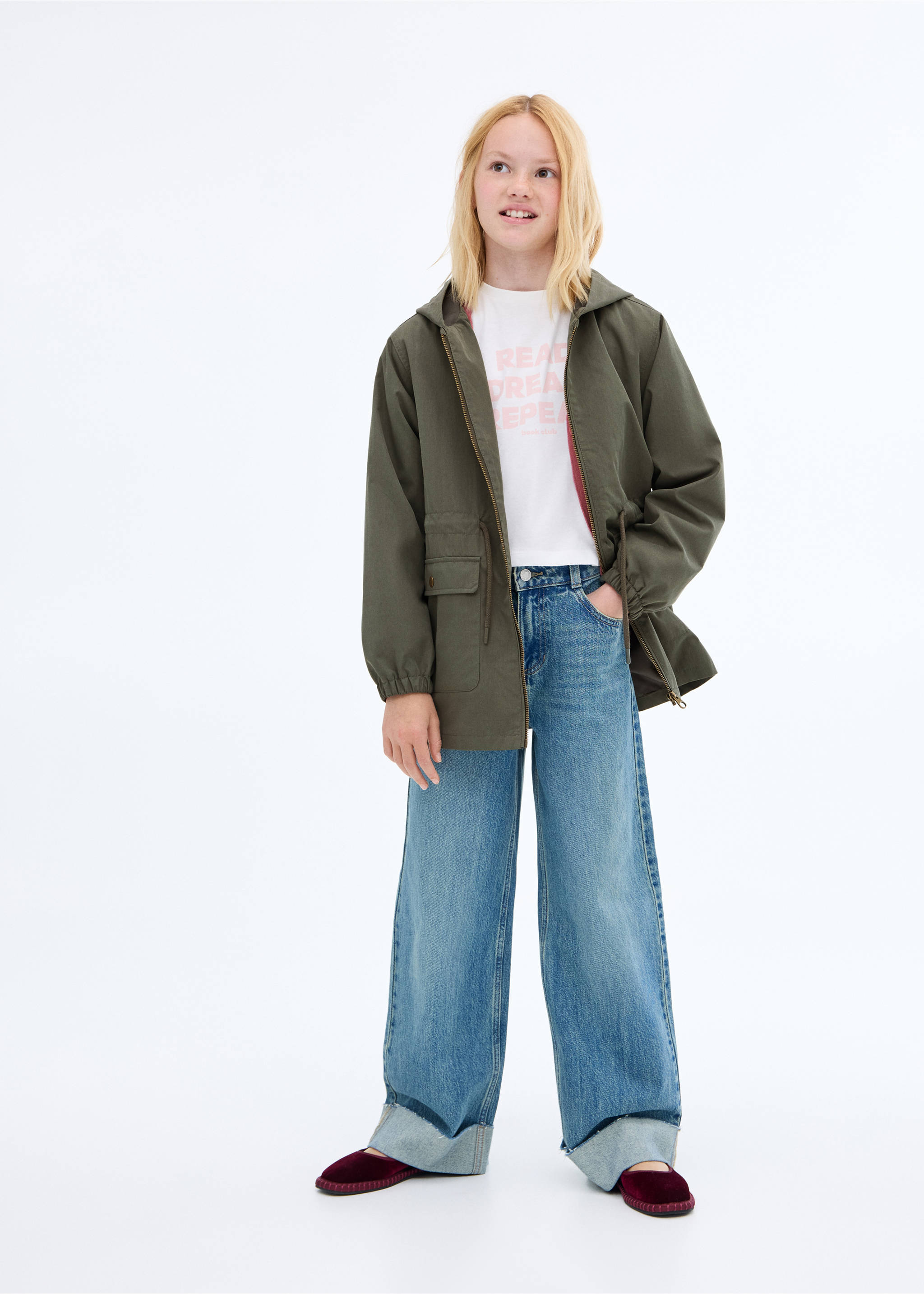 Pocket safari-style trench - General plane, Khaki. Ref: 17081208-00.