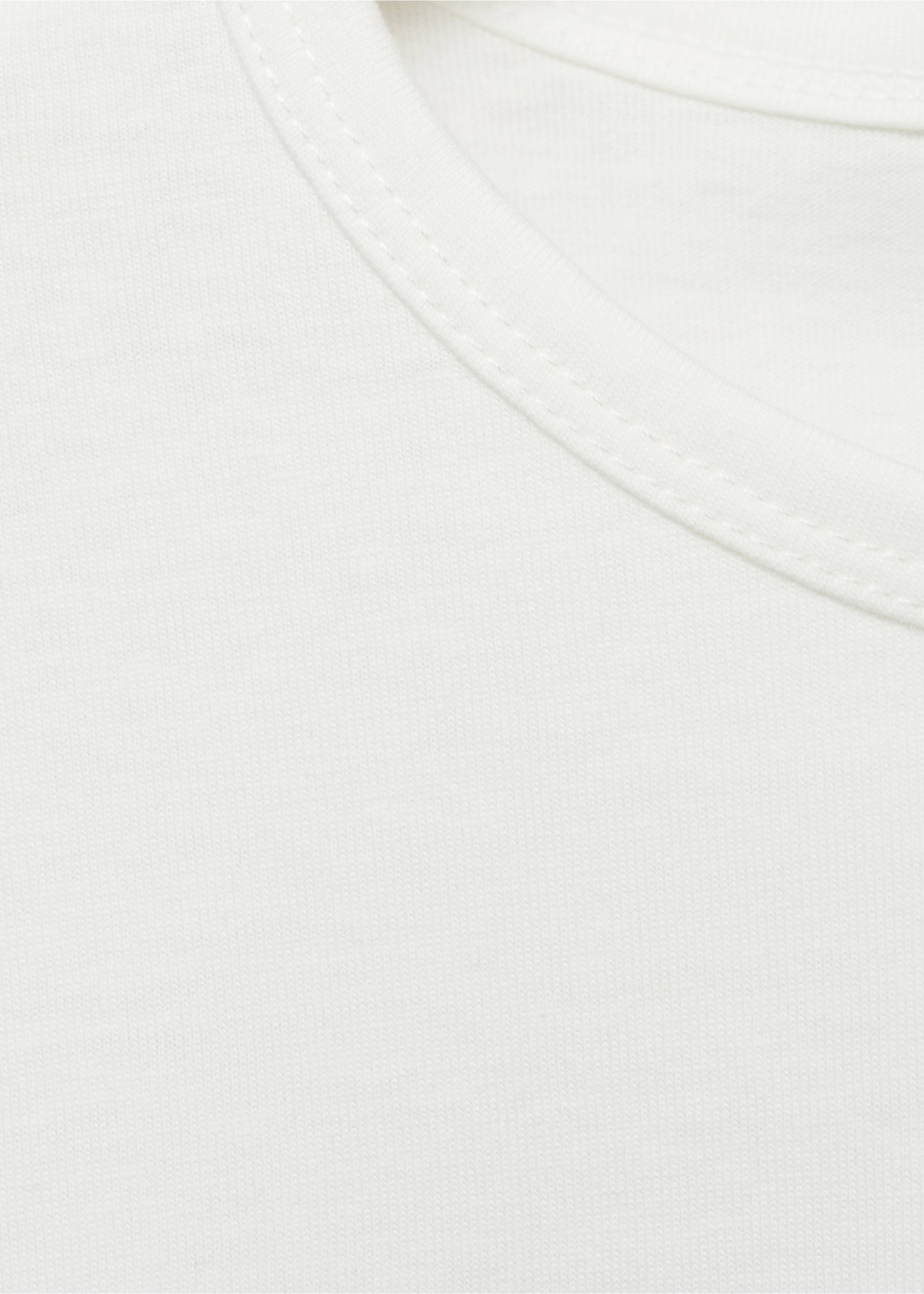Printed cotton-blend t-shirt - Details of the article 0, Pastel Green. Ref: 17081216-00.