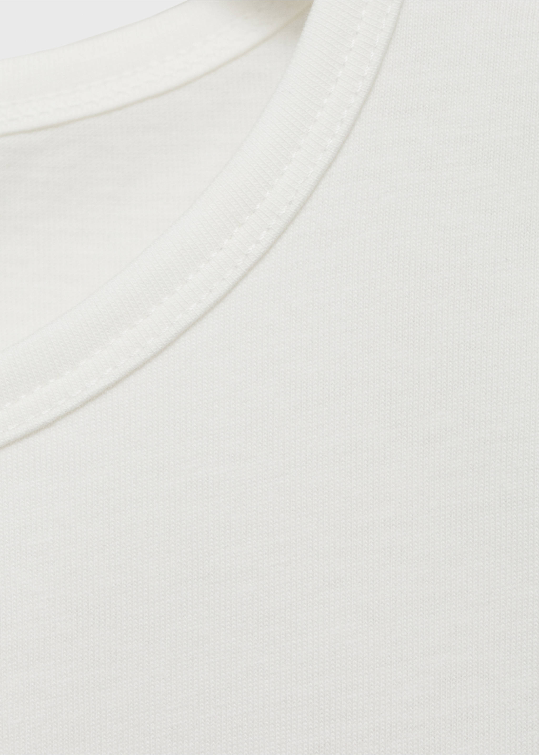 Printed cotton-blend t-shirt - Details of the article 0, Red. Ref: 17081216-00.