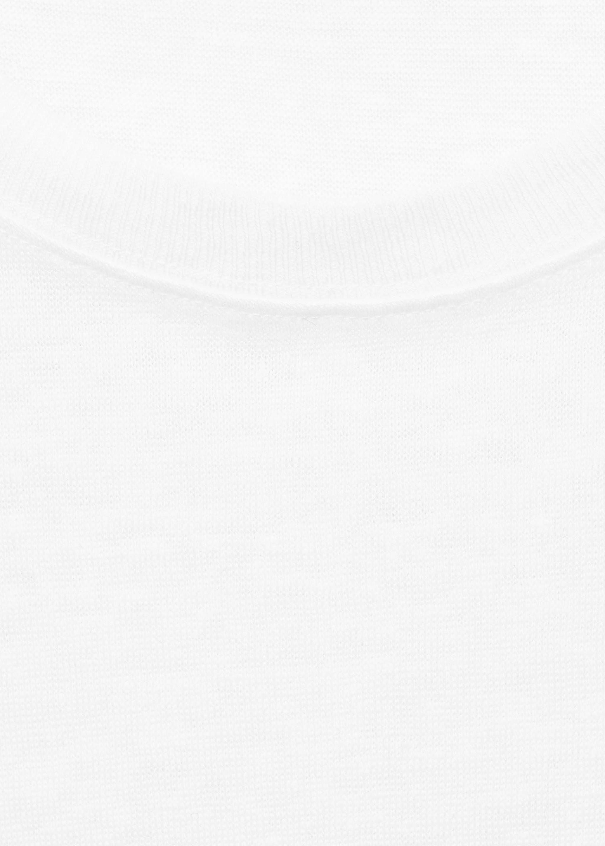 Short-sleeved linen t-shirt - Details of the article 8