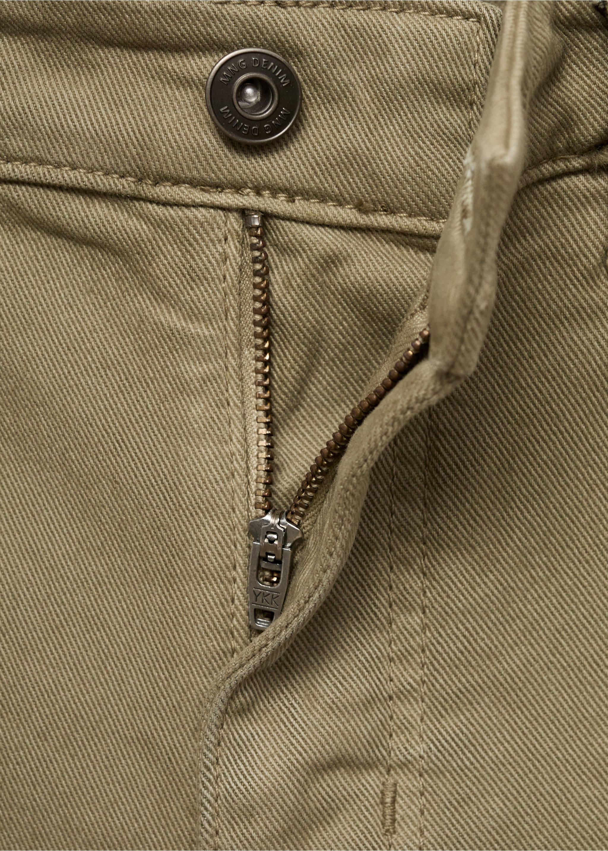 Bermudas vaqueras slim fit - Detalle del artículo 0, Khaki. Ref: 17081220-00.