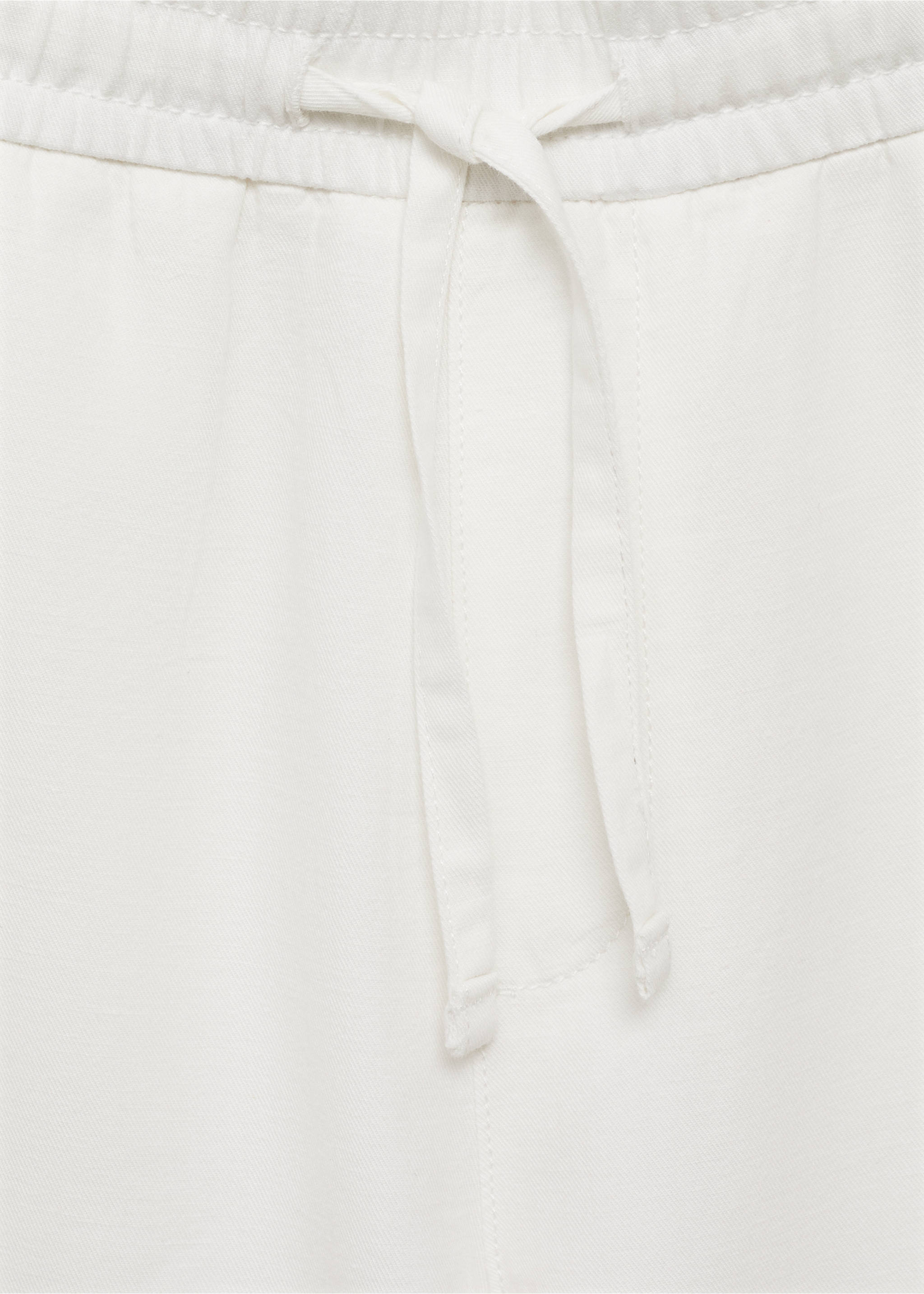 Pantalons lli cordill - Detall de l'article 8, Blanc trencat. Ref: 17081221-00.