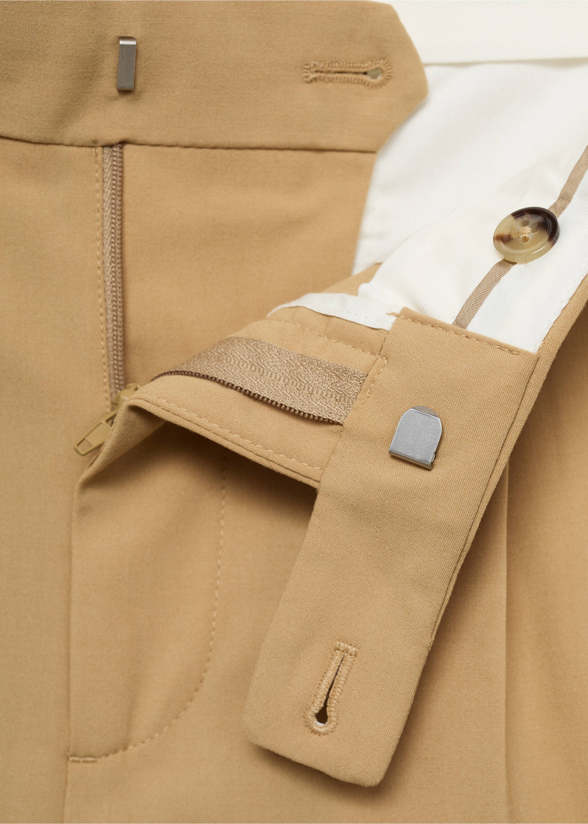 Anzughose Boston Regular Fit - Detail des Artikels 0, Beige. Ref: 17081227-00.