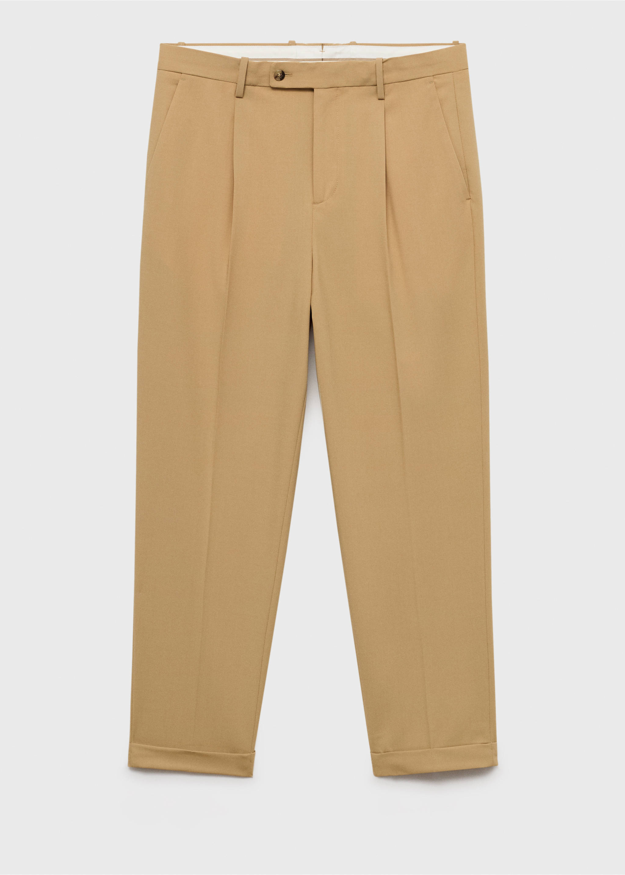 Anzughose Boston Regular Fit - Artikel ohne Model, Beige. Ref: 17081227-00.
