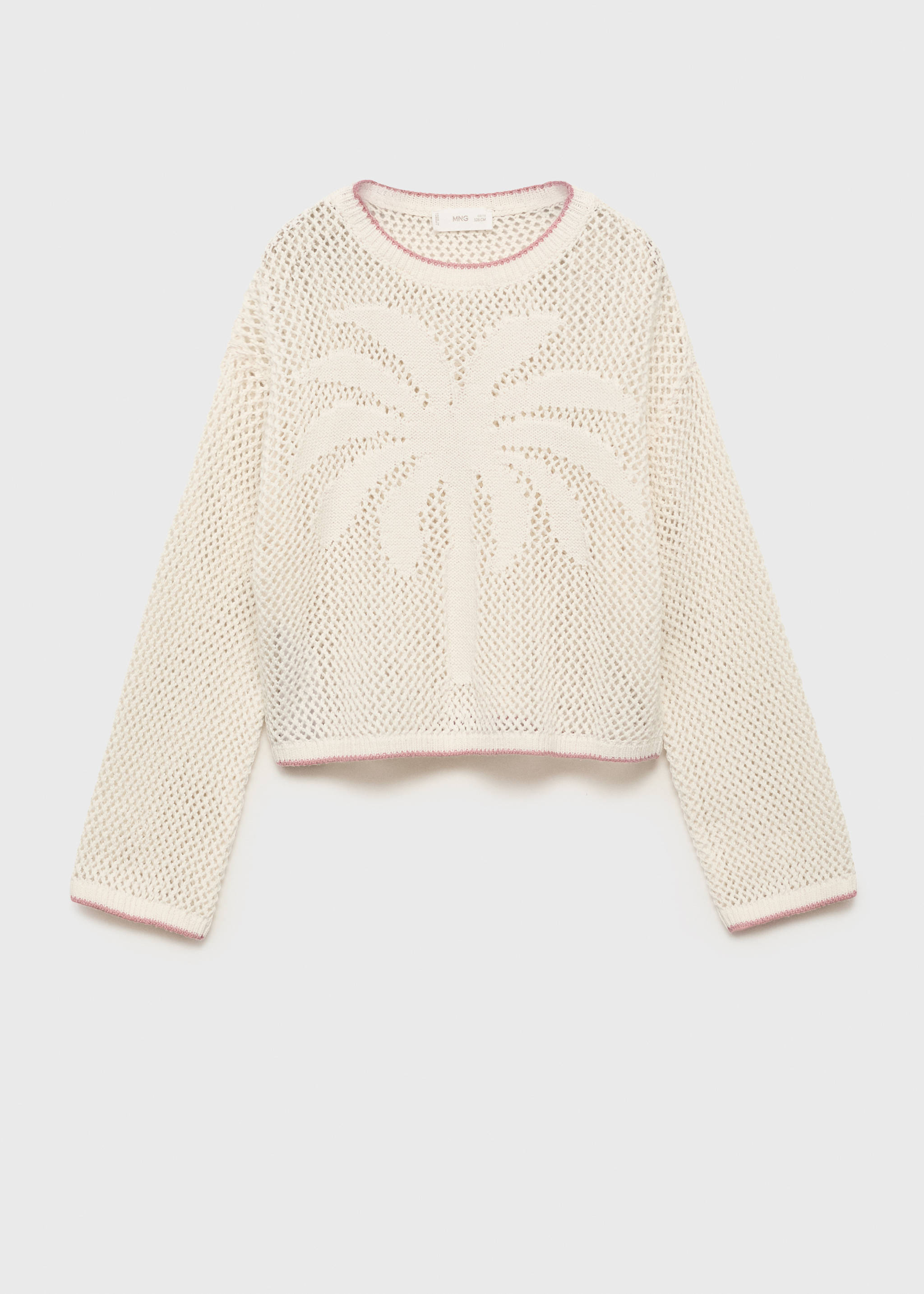 Openwork knit sweater - Article without model