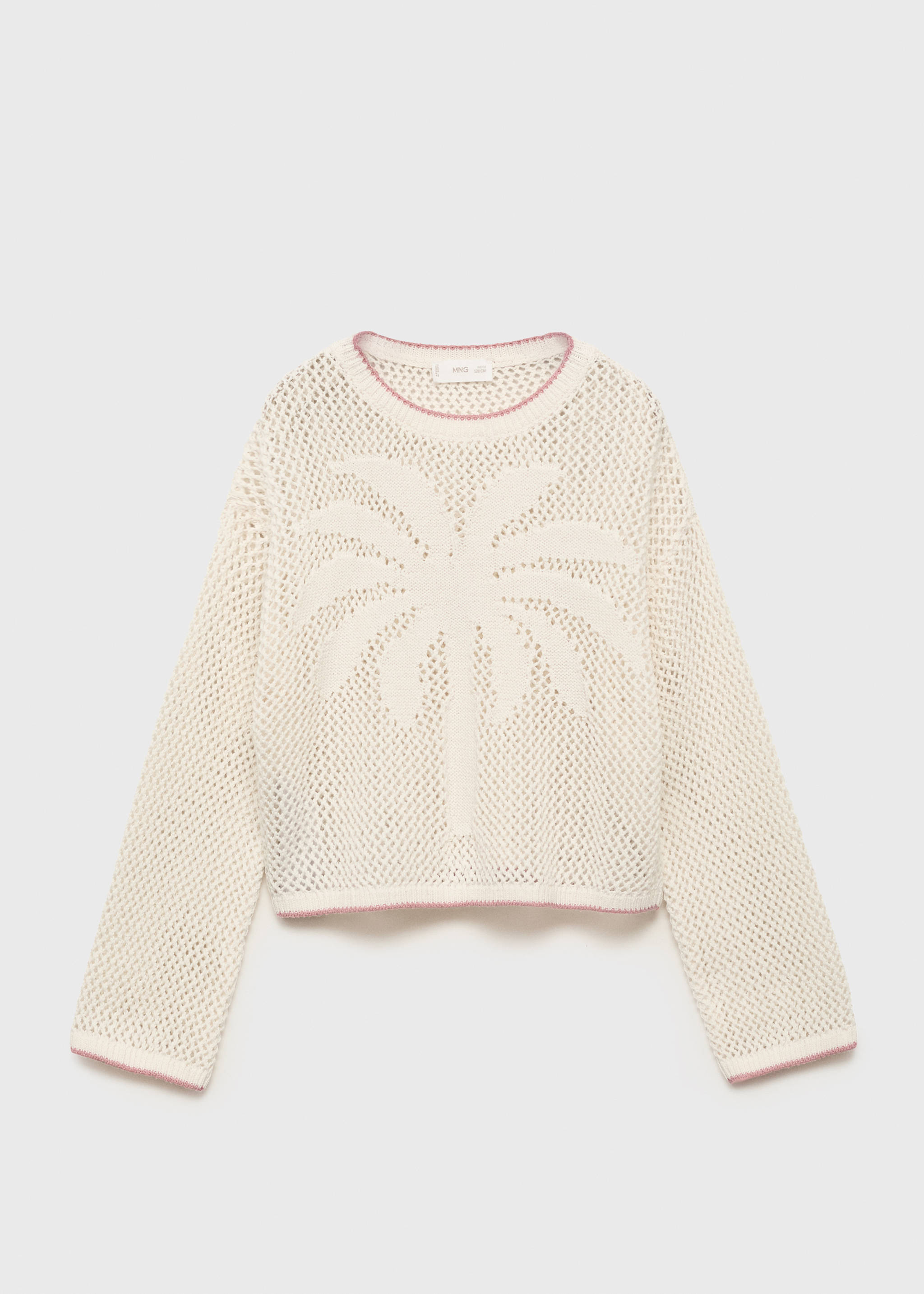 Pullover mit Lochstrickmuster - Artikel ohne Model