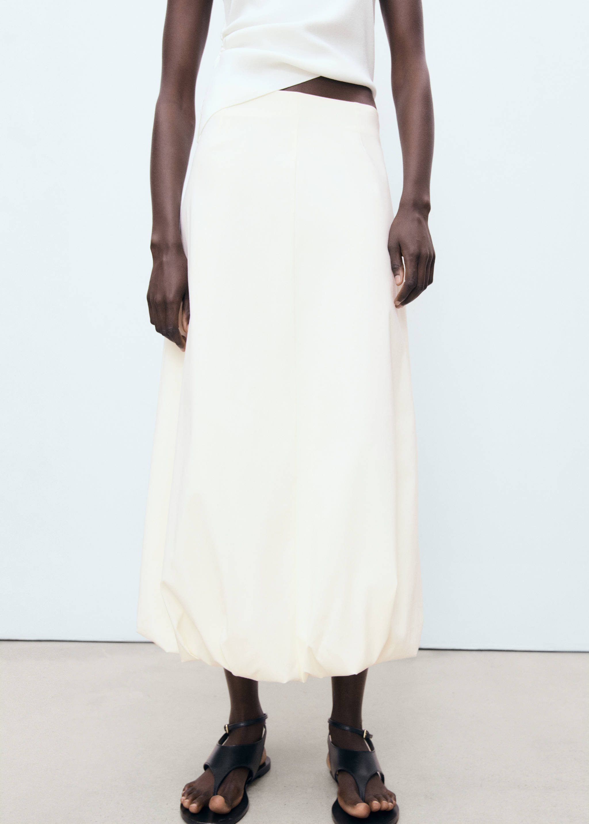 Lange ballonrok - Middenvlak